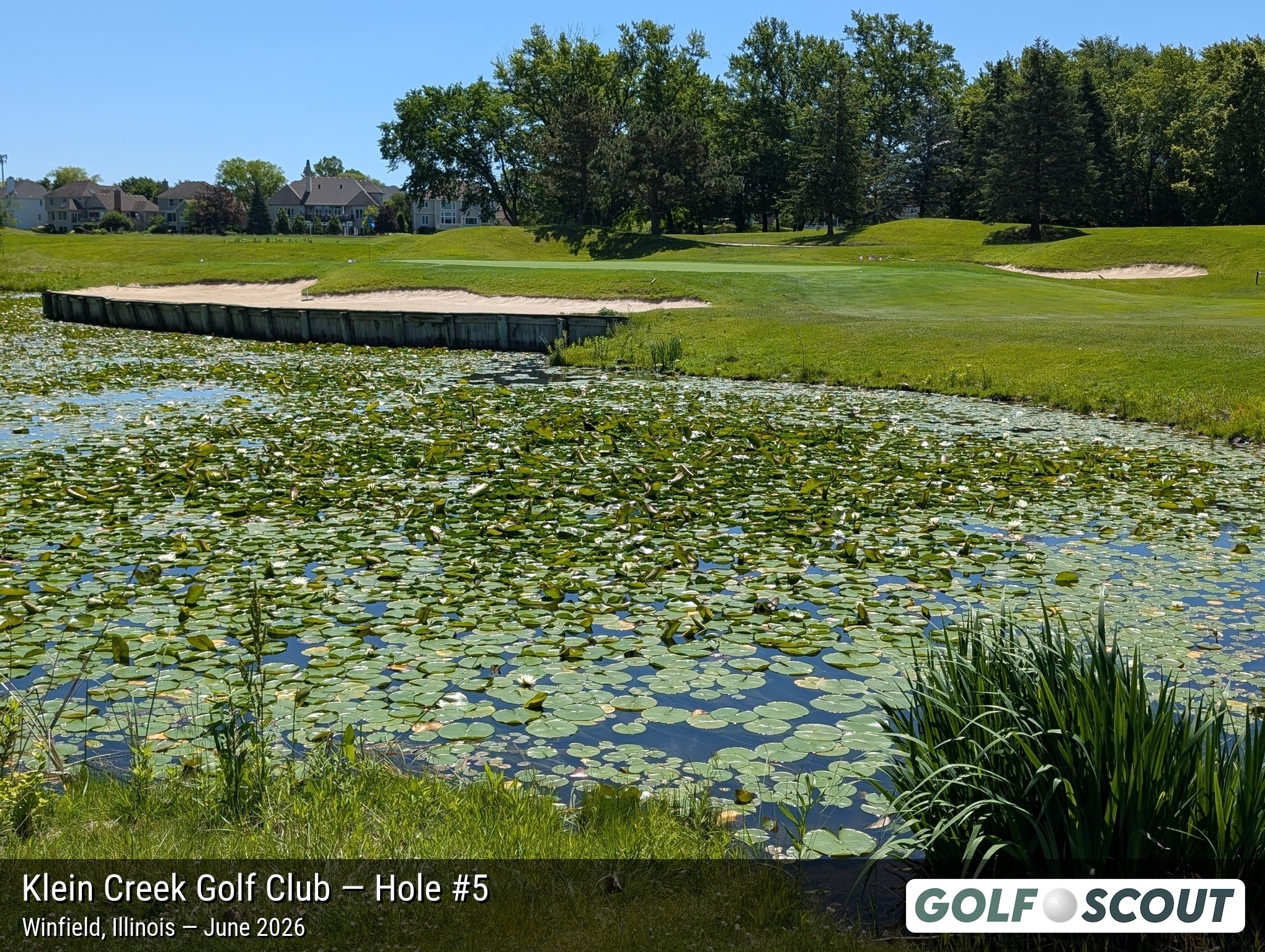 Hole 5 at Klein Creek Golf Club
