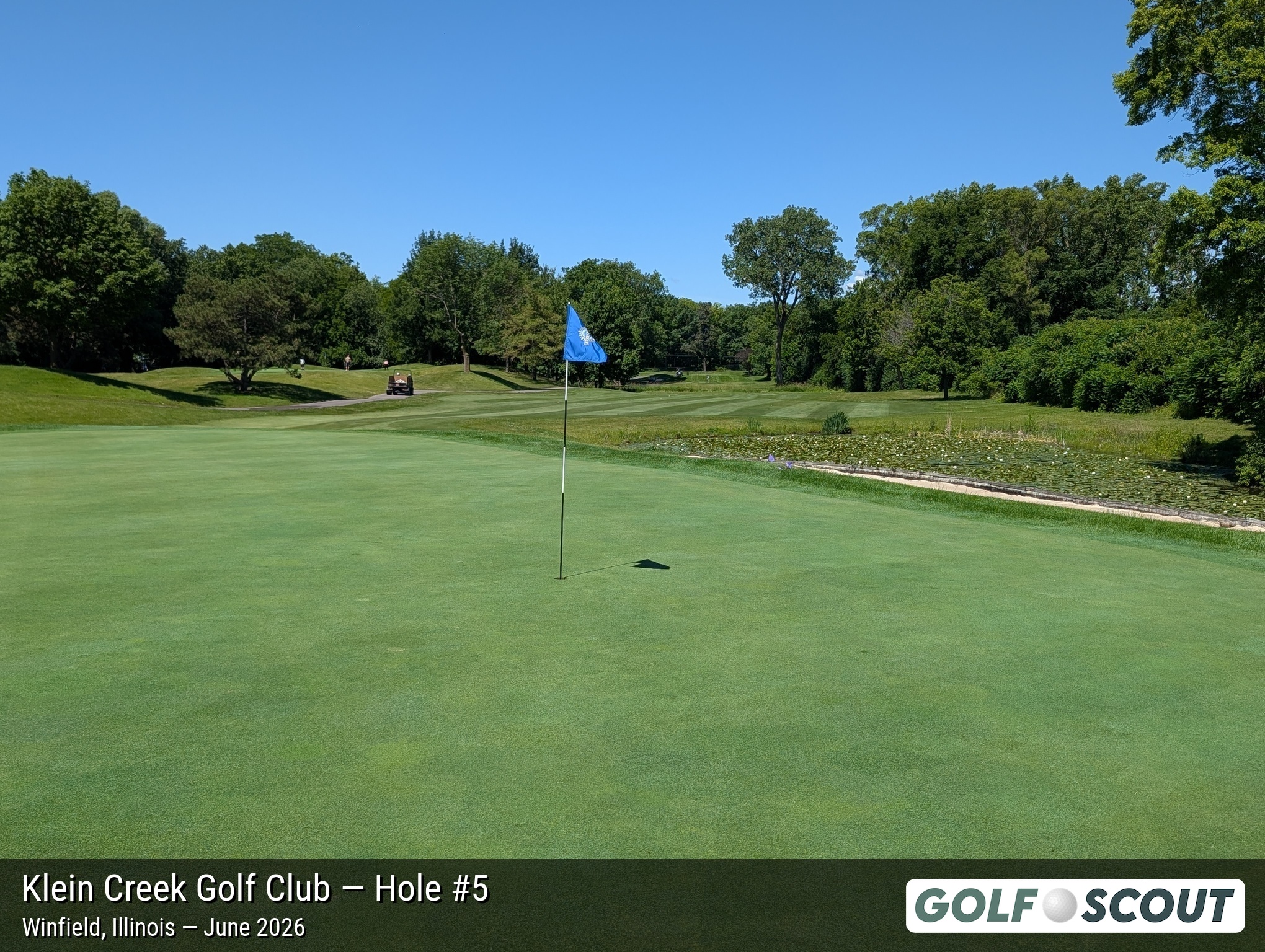 Hole 5 at Klein Creek Golf Club