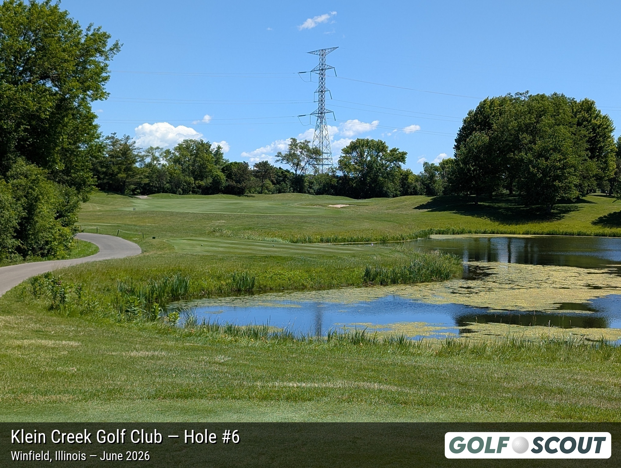 Hole 6 at Klein Creek Golf Club