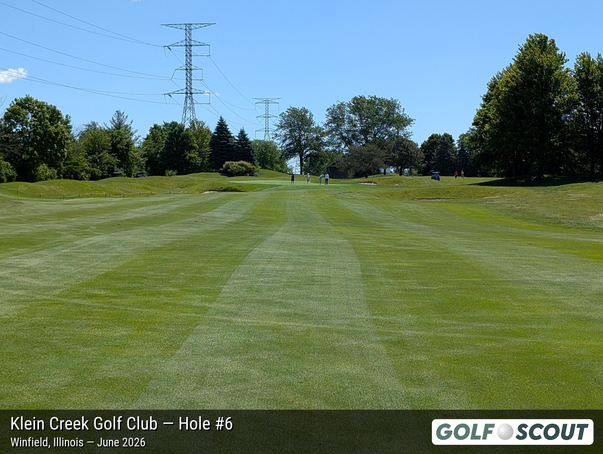 Hole 6 at Klein Creek Golf Club