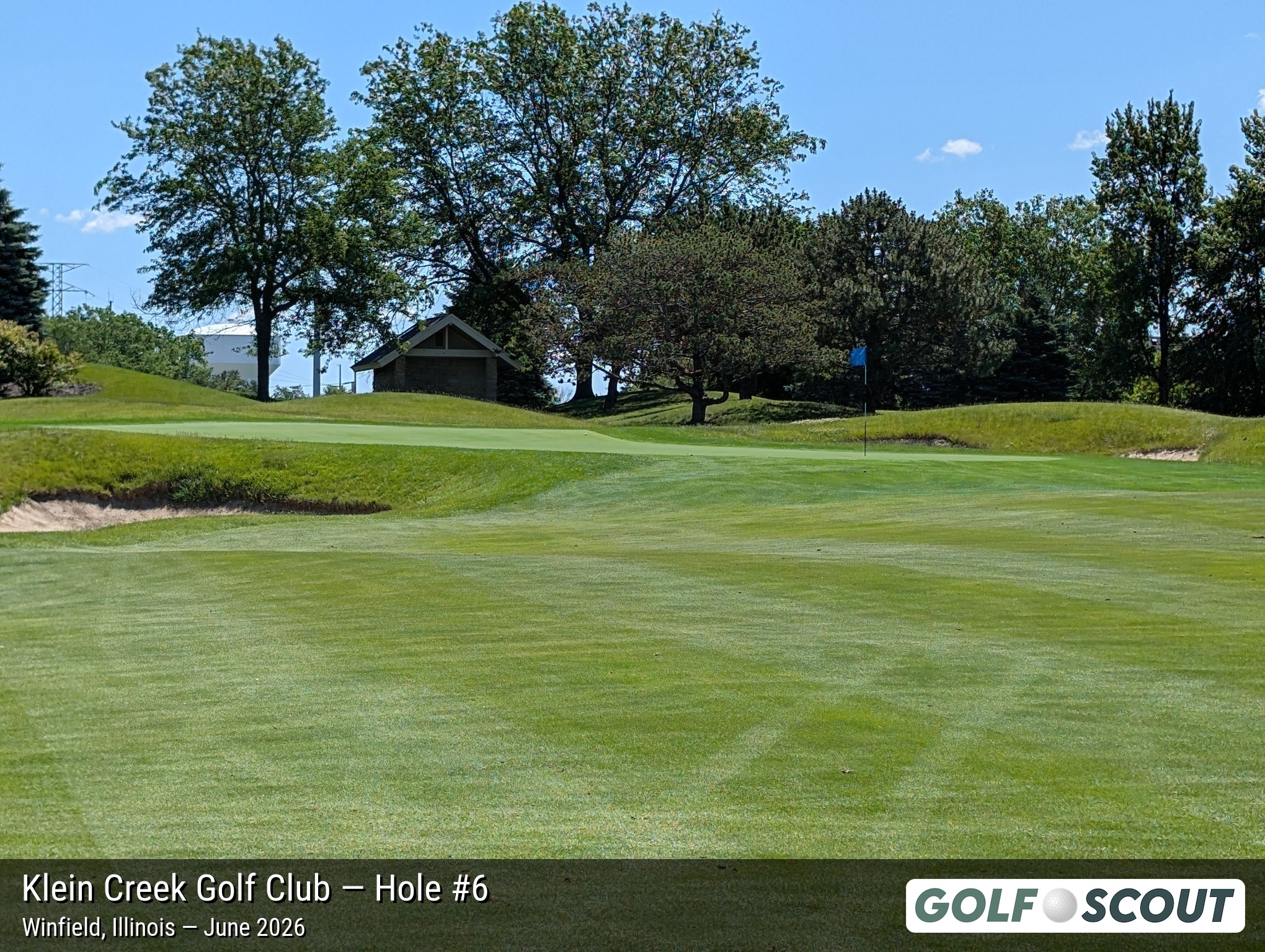 Hole 6 at Klein Creek Golf Club