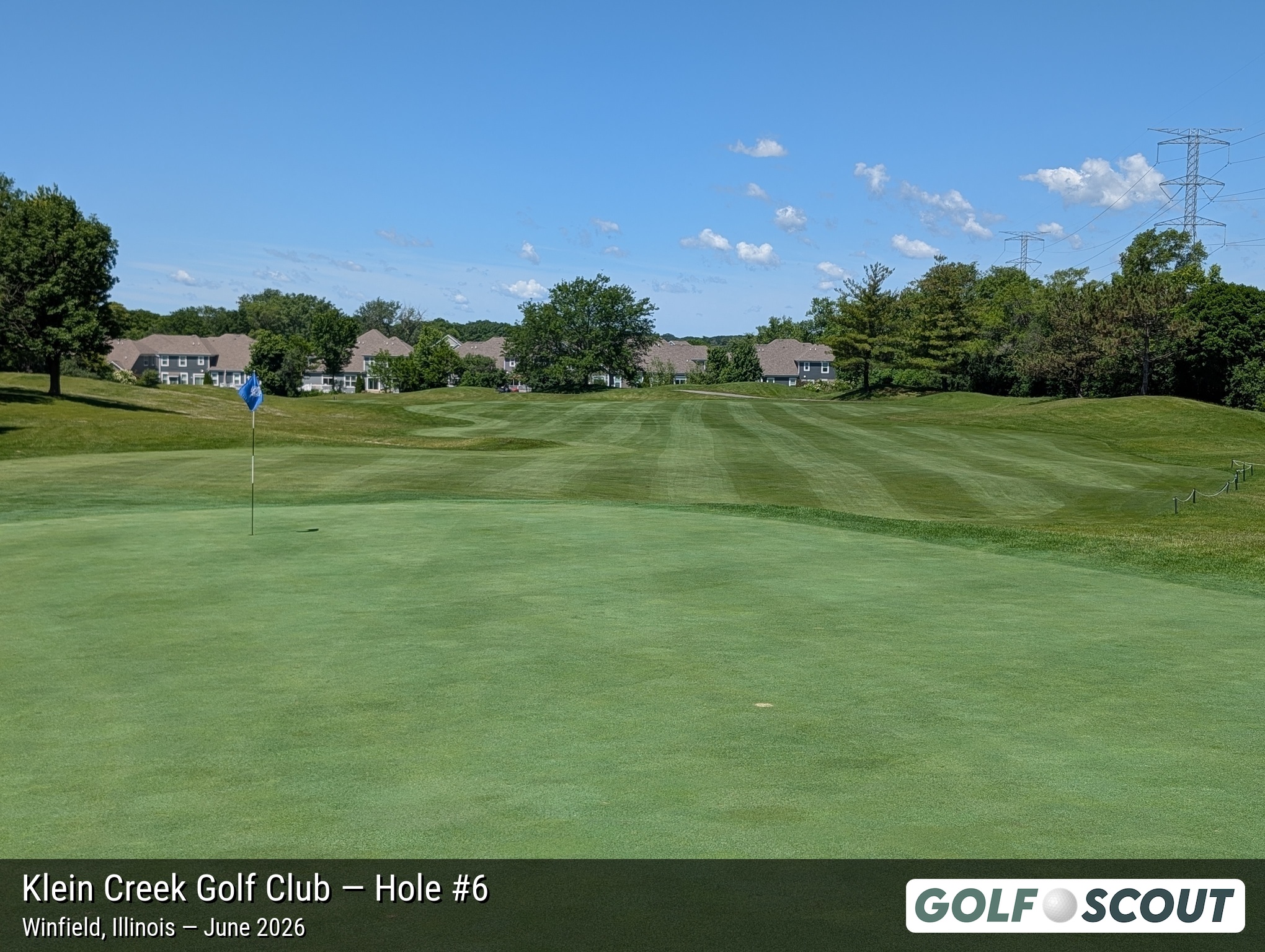 Hole 6 at Klein Creek Golf Club