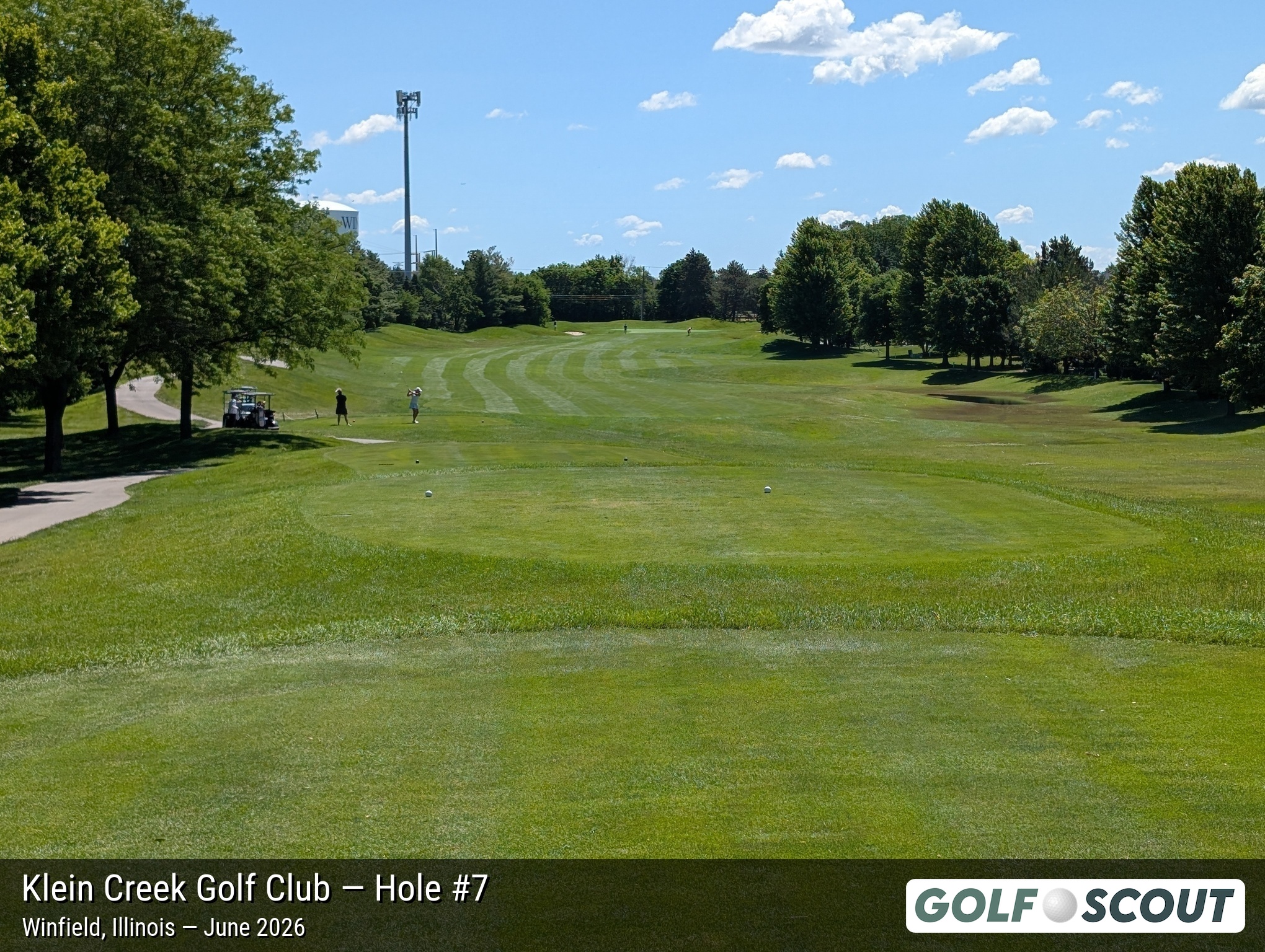 Hole 7 at Klein Creek Golf Club