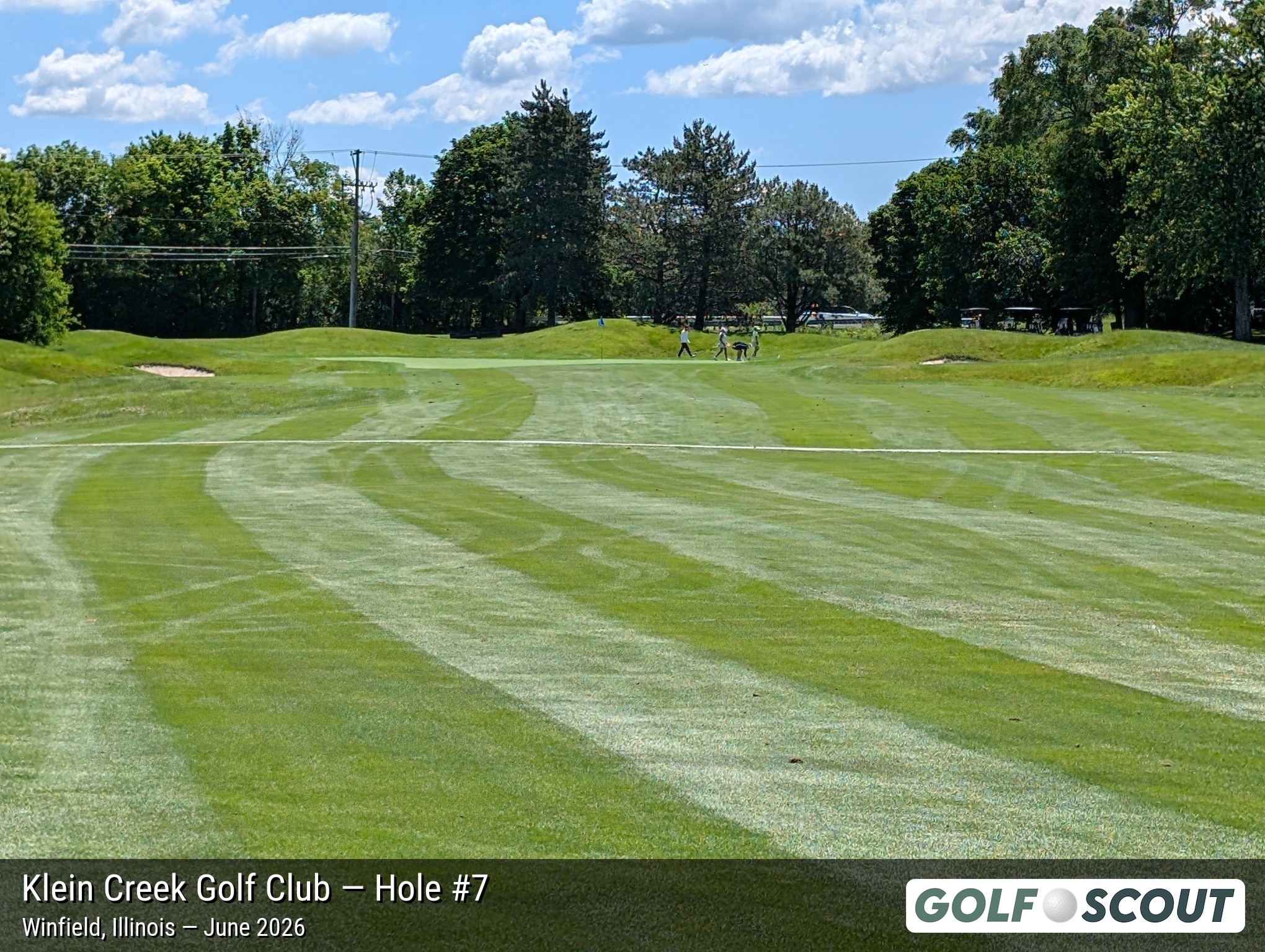 Hole 7 at Klein Creek Golf Club