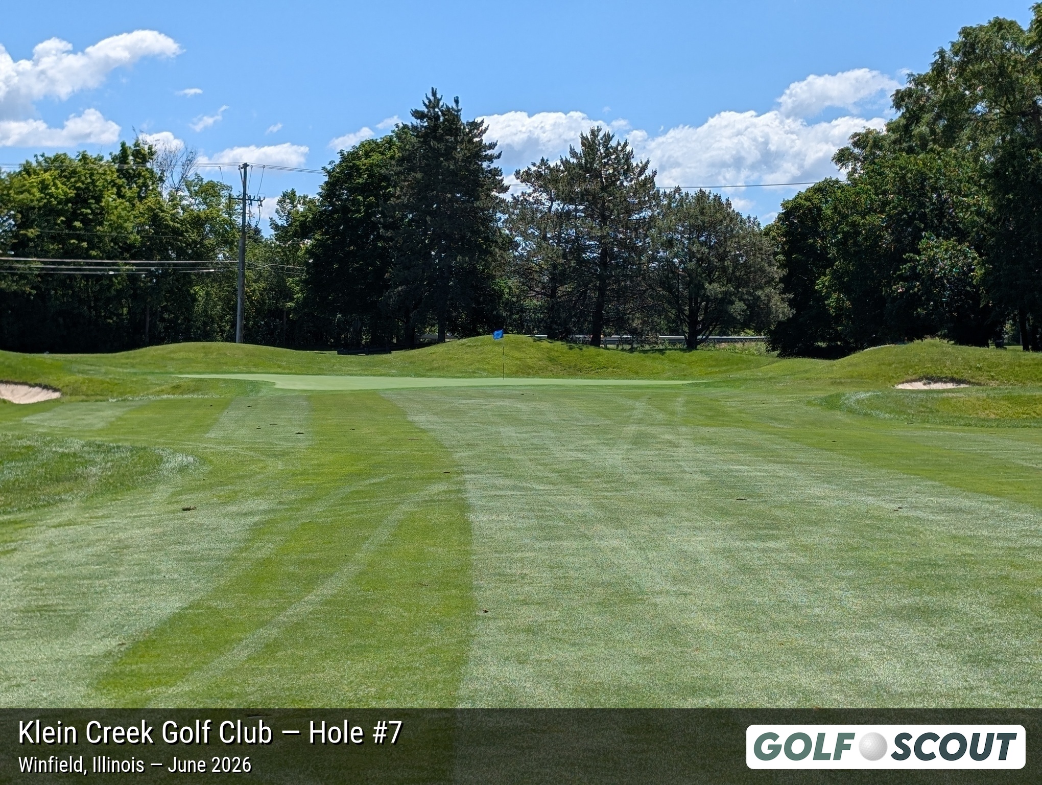 Hole 7 at Klein Creek Golf Club