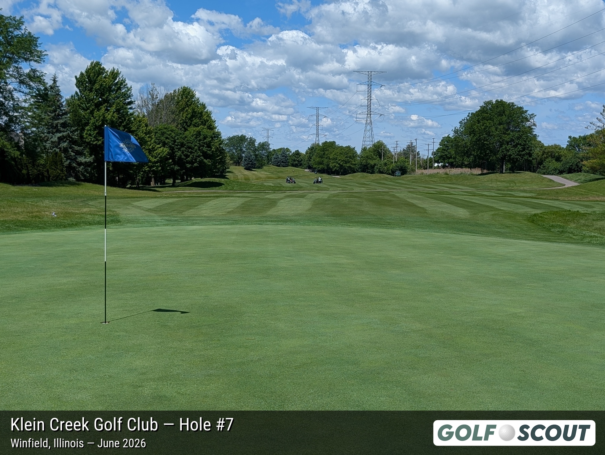 Hole 7 at Klein Creek Golf Club