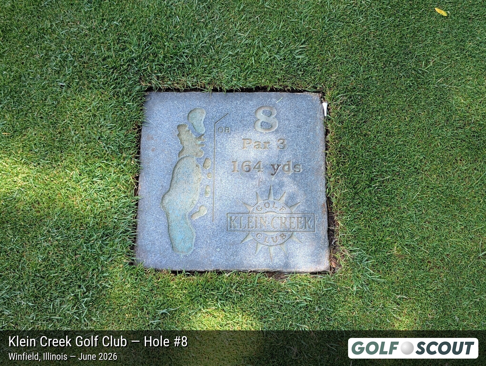 Hole 8 at Klein Creek Golf Club