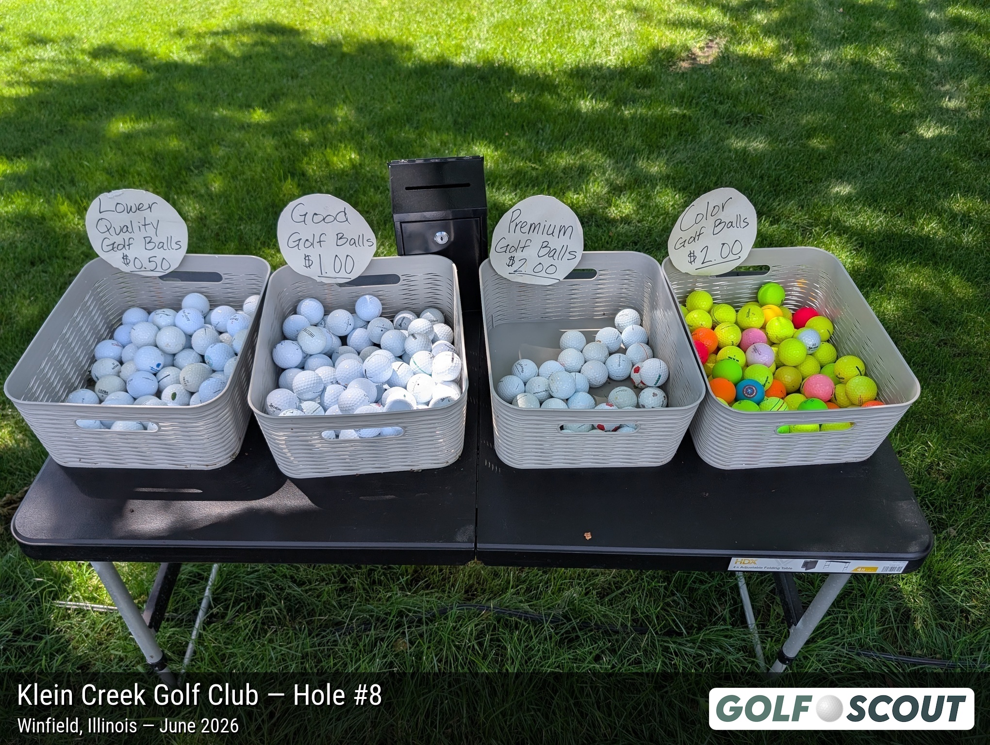 Hole 8 at Klein Creek Golf Club