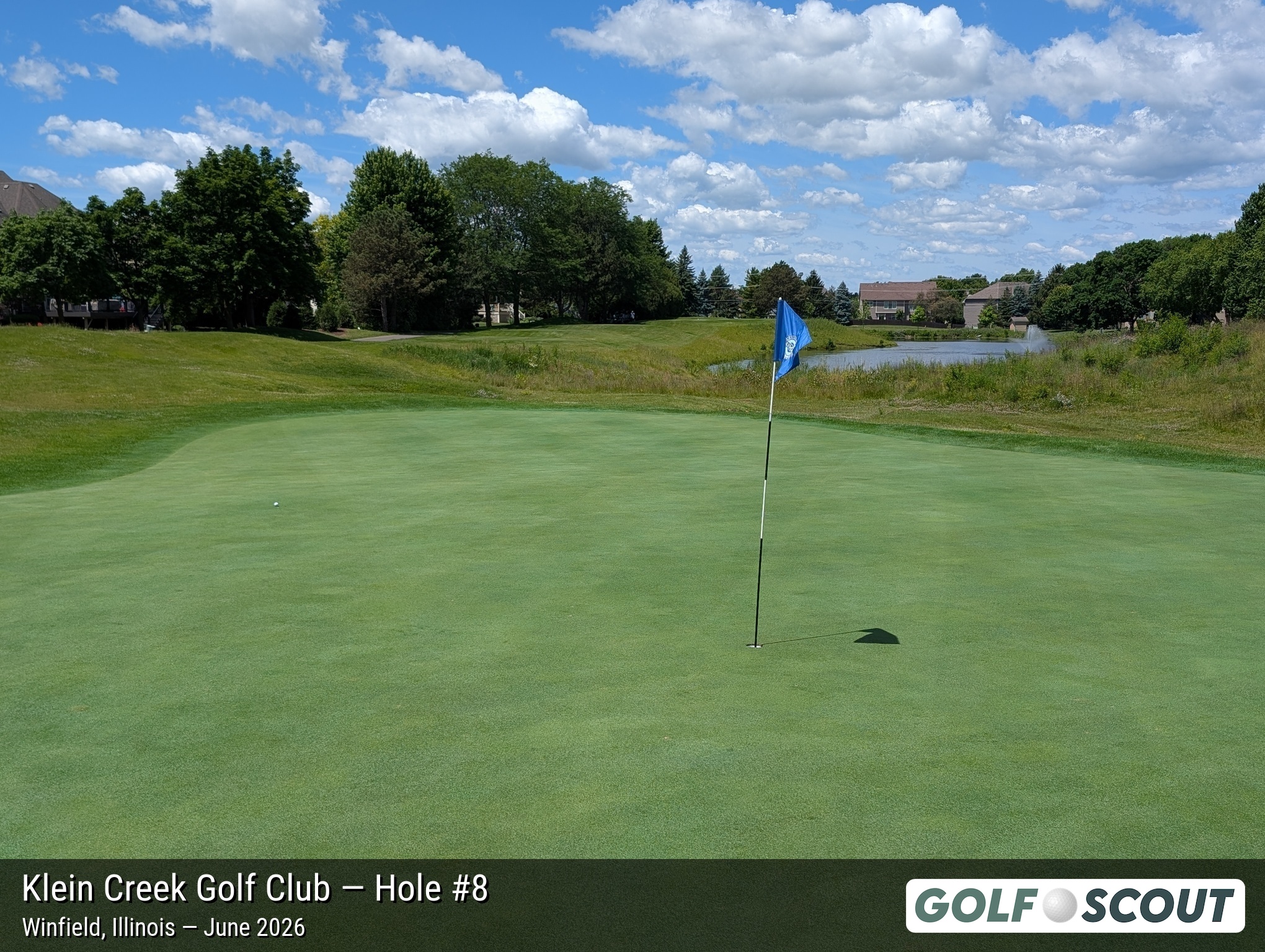Hole 8 at Klein Creek Golf Club