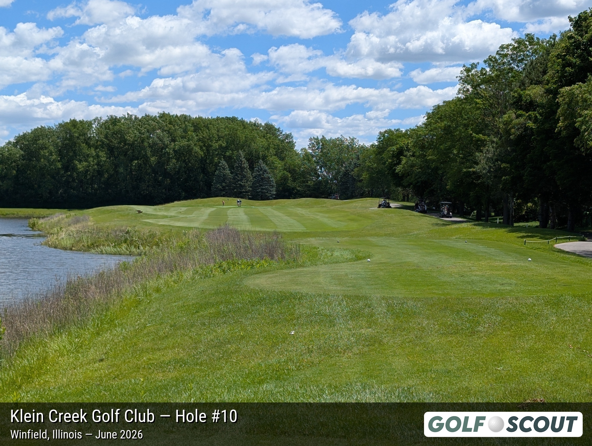 Hole 10 at Klein Creek Golf Club