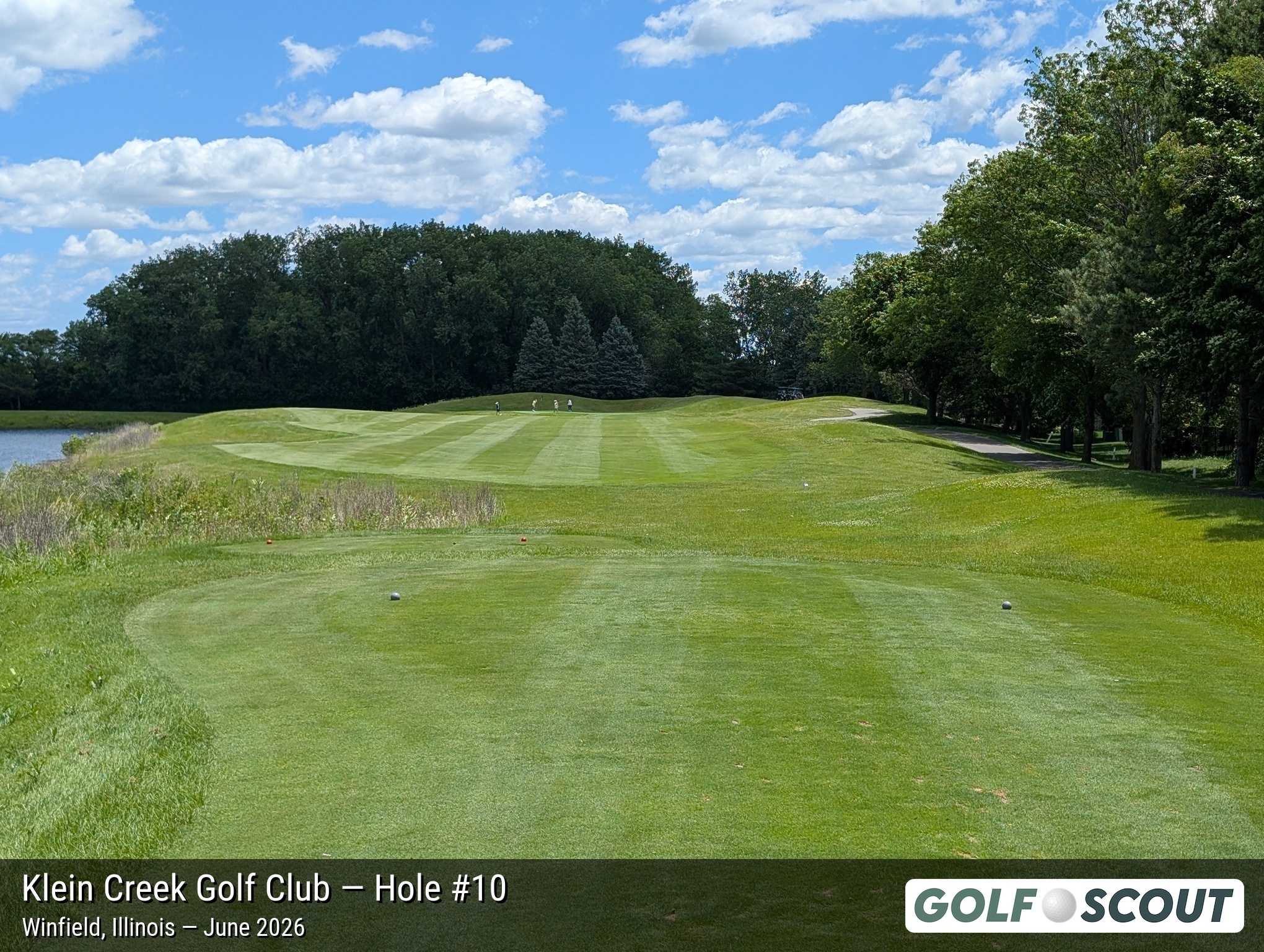 Hole 10 at Klein Creek Golf Club