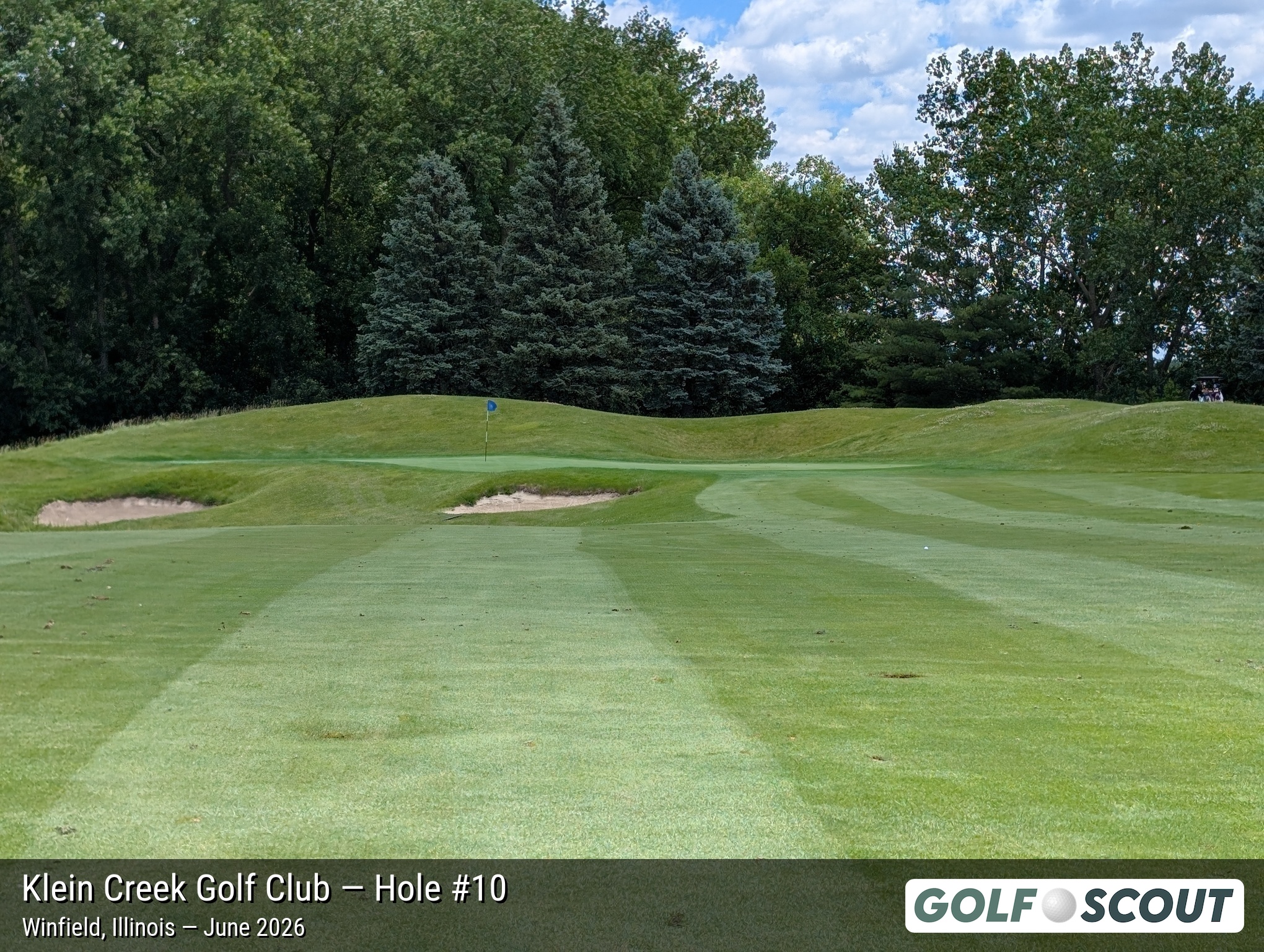 Hole 10 at Klein Creek Golf Club