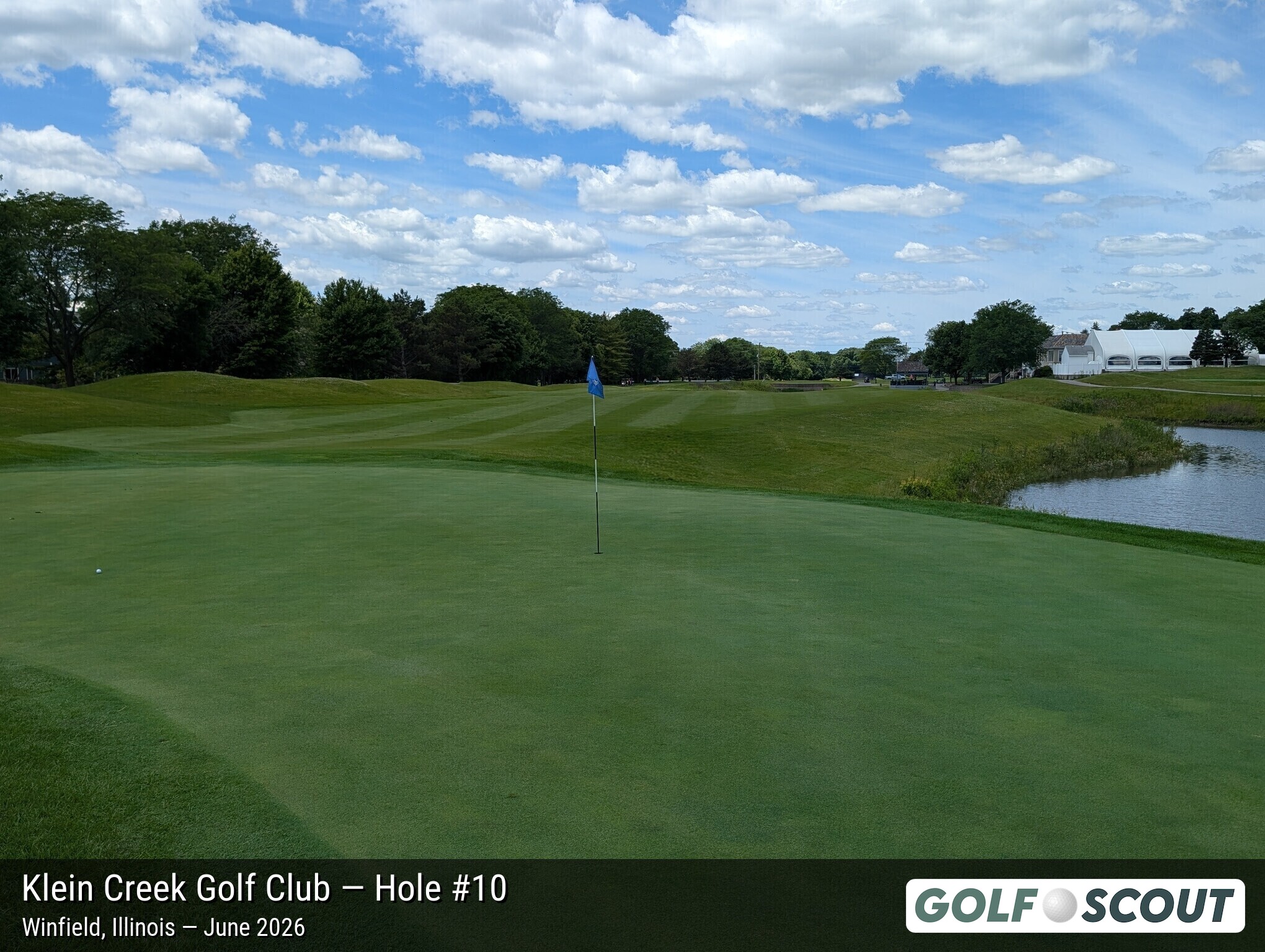 Hole 10 at Klein Creek Golf Club