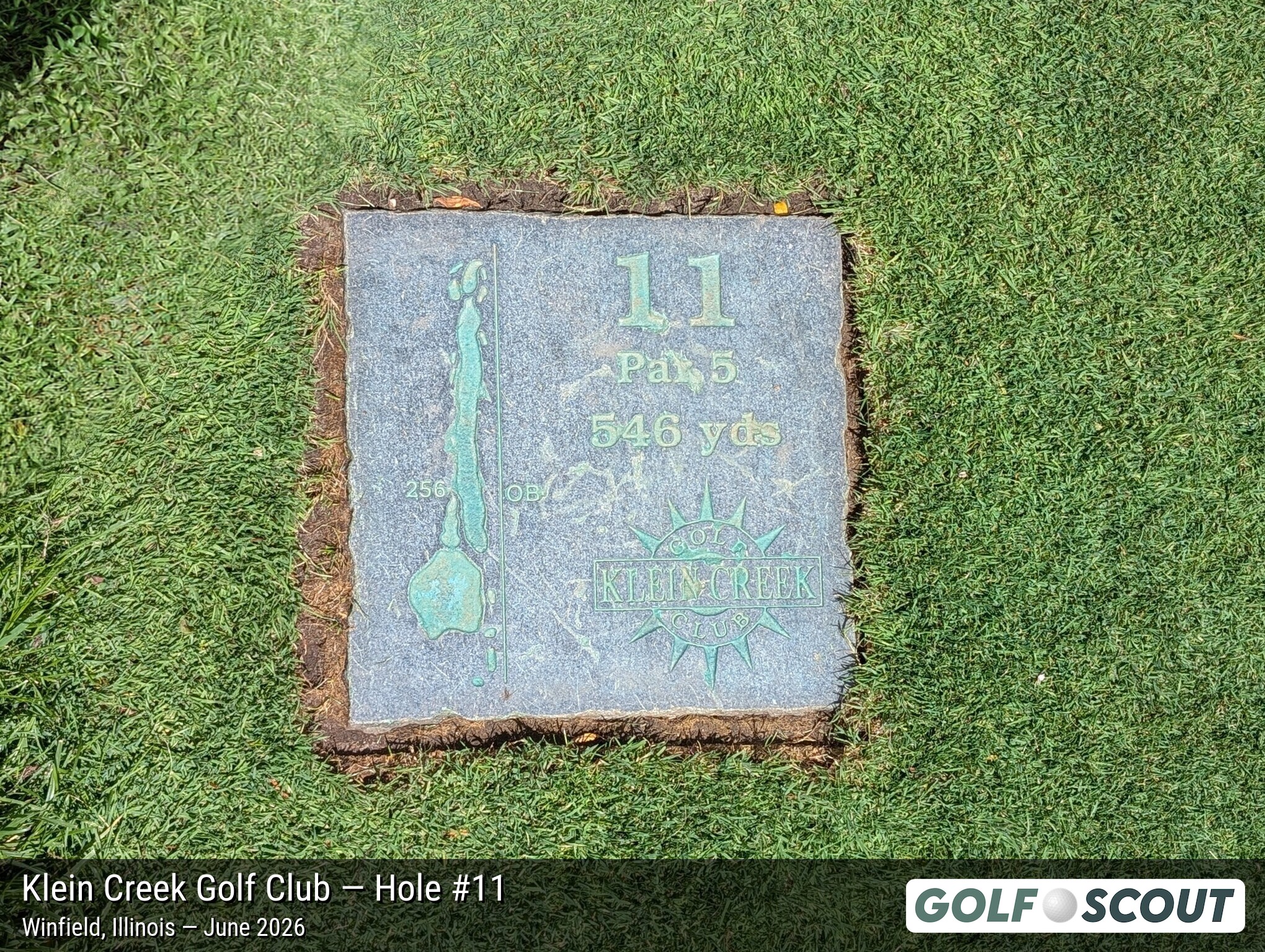 Hole 11 at Klein Creek Golf Club