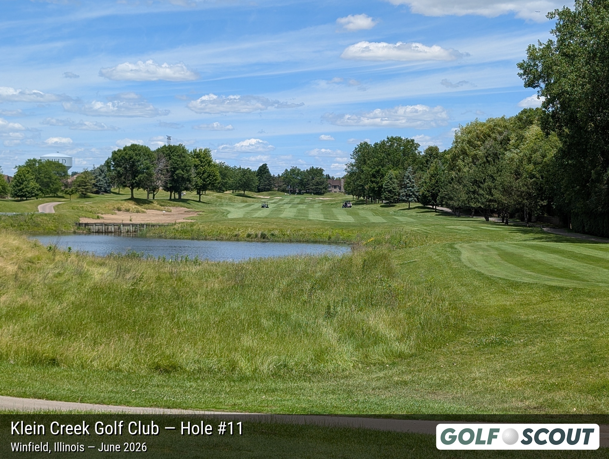 Hole 11 at Klein Creek Golf Club