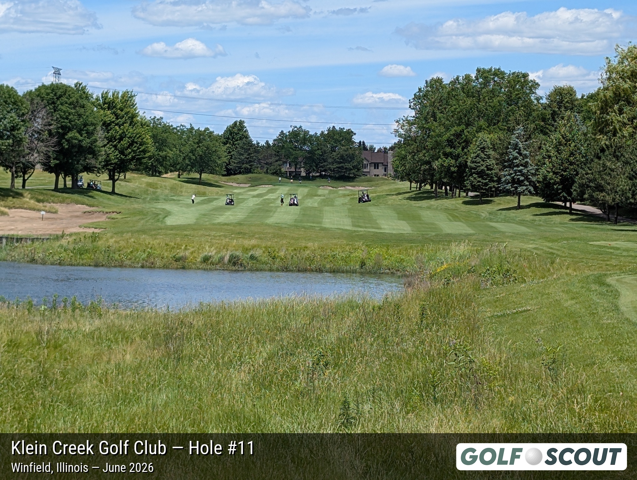 Hole 11 at Klein Creek Golf Club