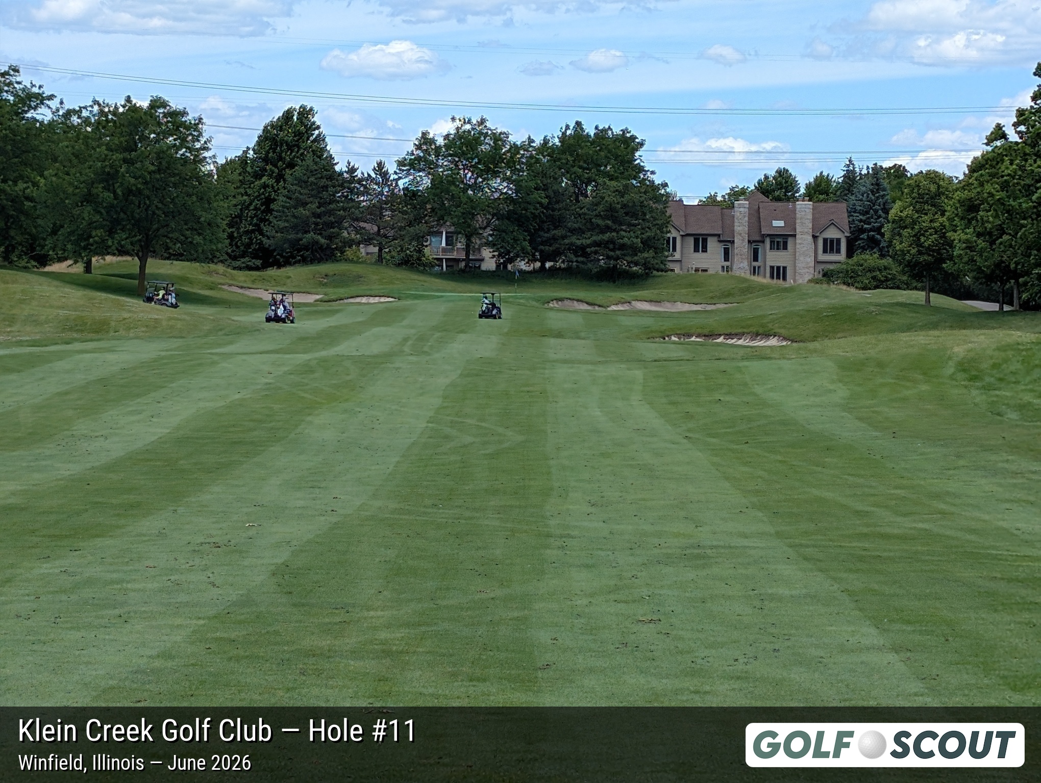 Hole 11 at Klein Creek Golf Club