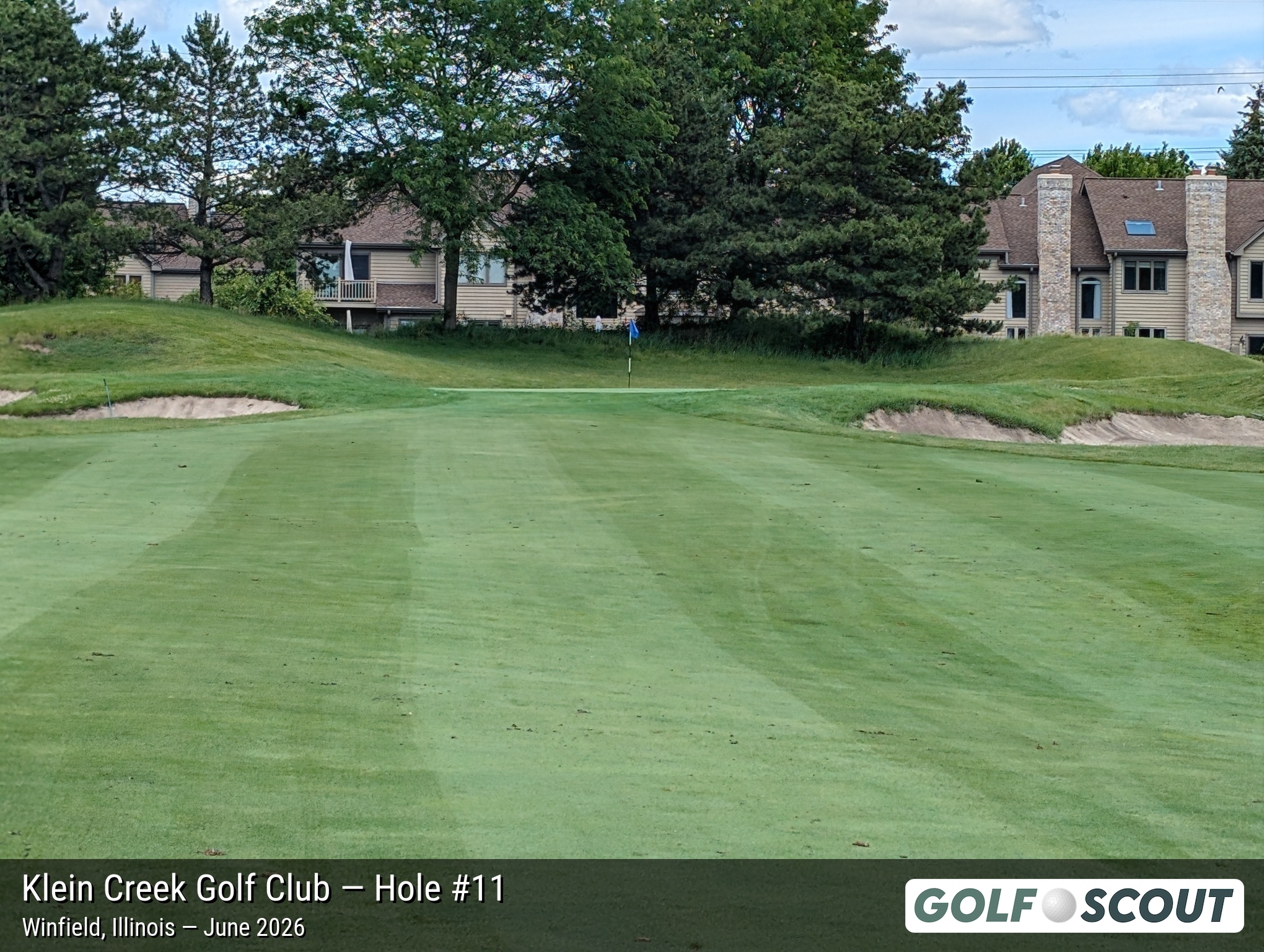 Hole 11 at Klein Creek Golf Club