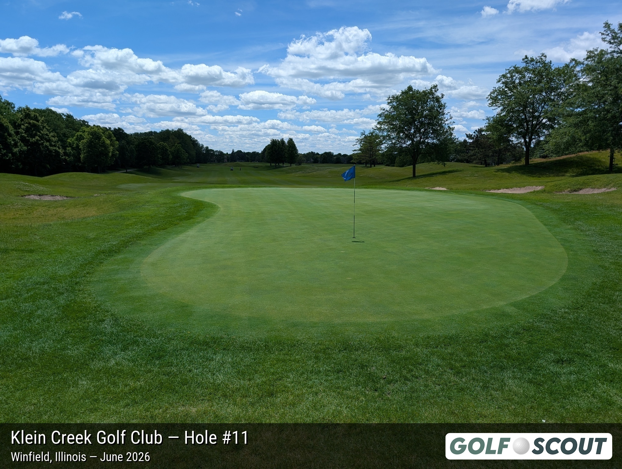 Hole 11 at Klein Creek Golf Club