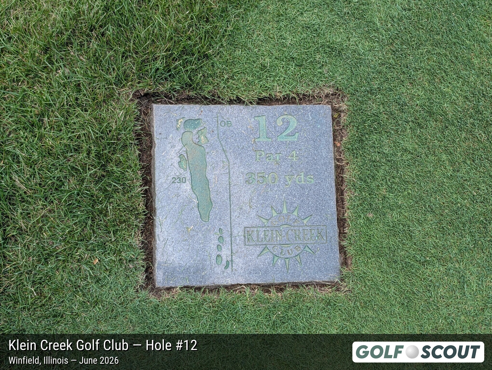 Hole 12 at Klein Creek Golf Club