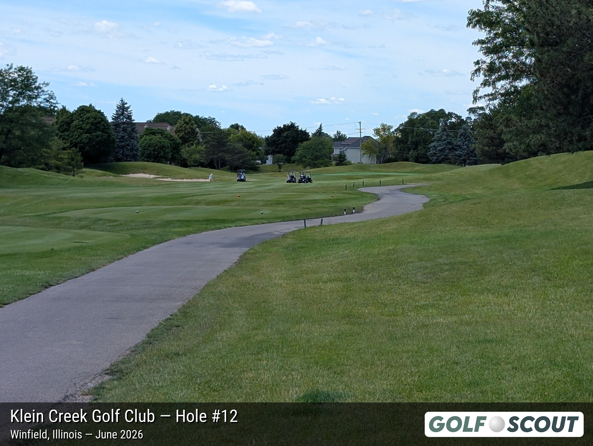 Hole 12 at Klein Creek Golf Club