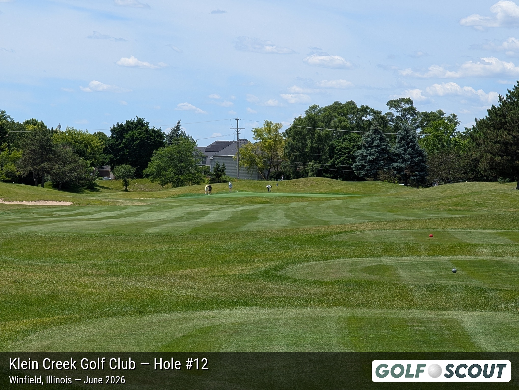 Hole 12 at Klein Creek Golf Club
