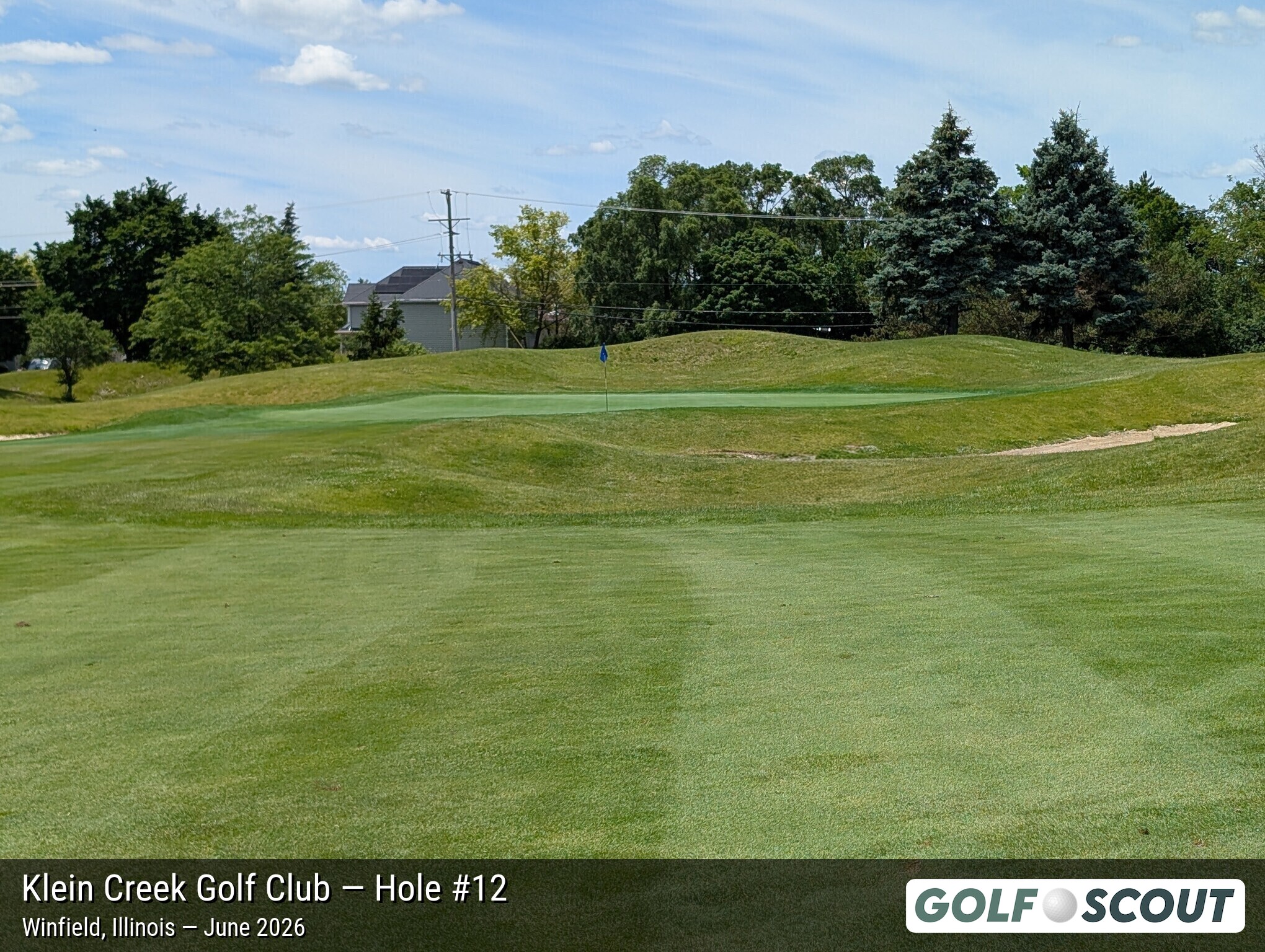 Hole 12 at Klein Creek Golf Club