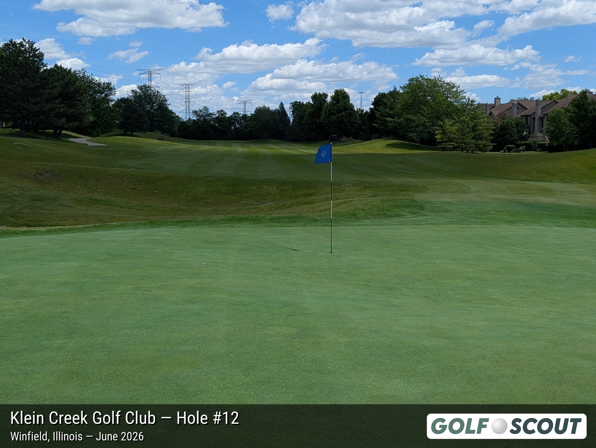 Hole 12 at Klein Creek Golf Club