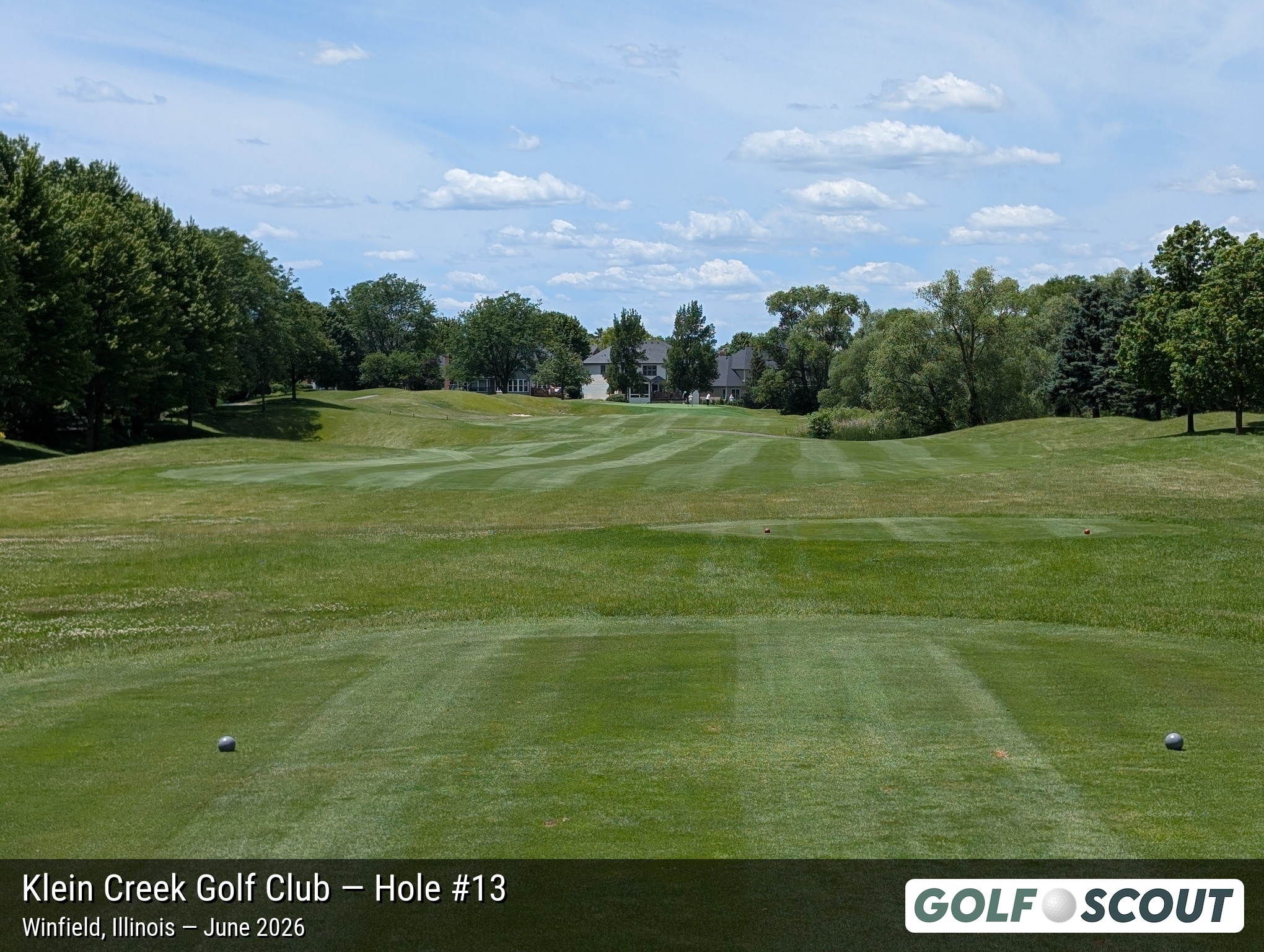Hole 13 at Klein Creek Golf Club
