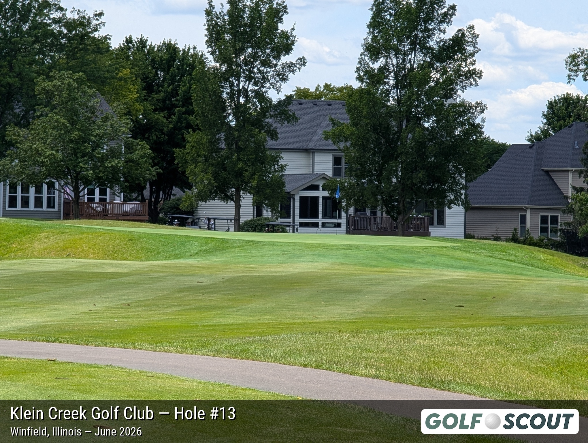 Hole 13 at Klein Creek Golf Club