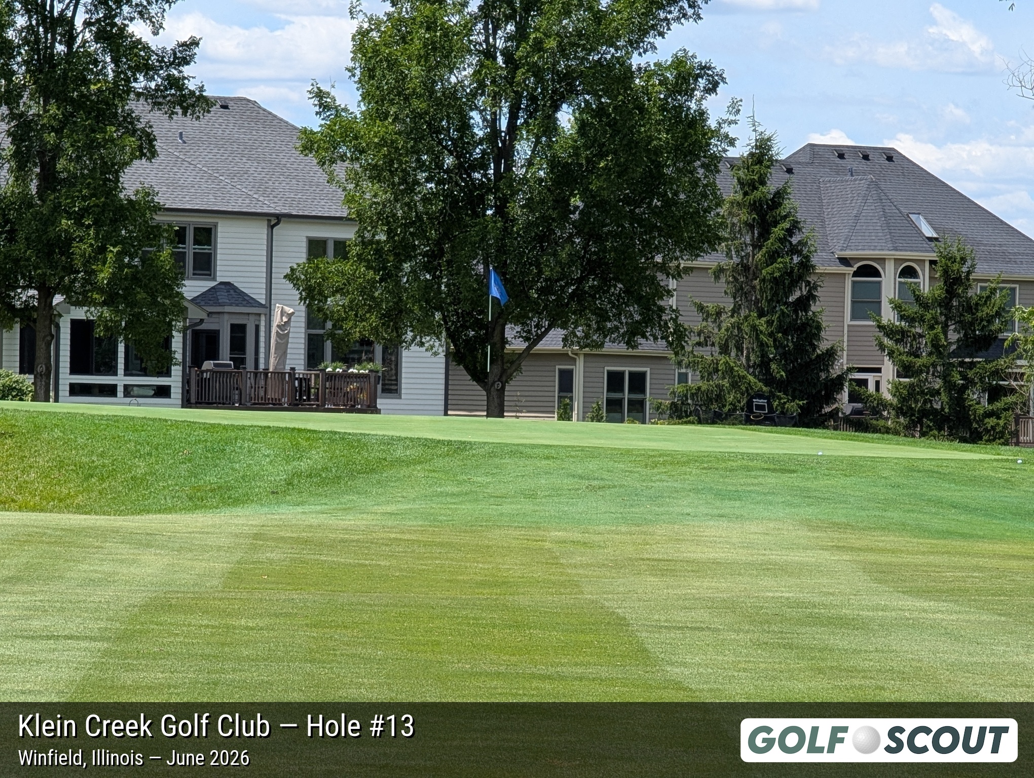 Hole 13 at Klein Creek Golf Club