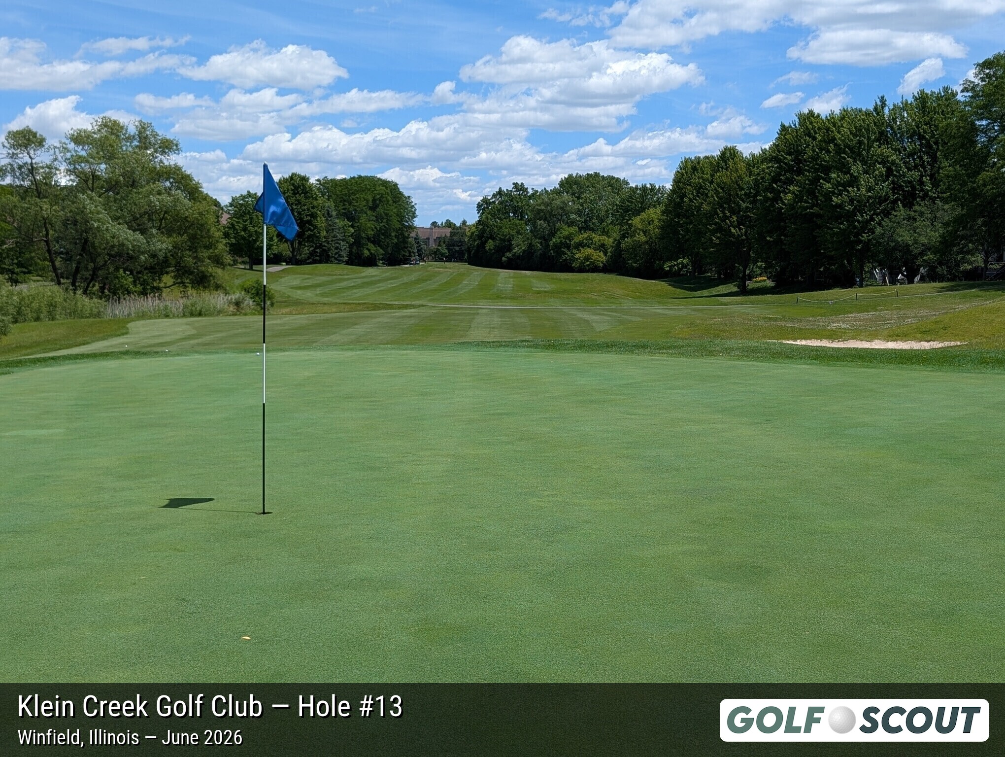 Hole 13 at Klein Creek Golf Club