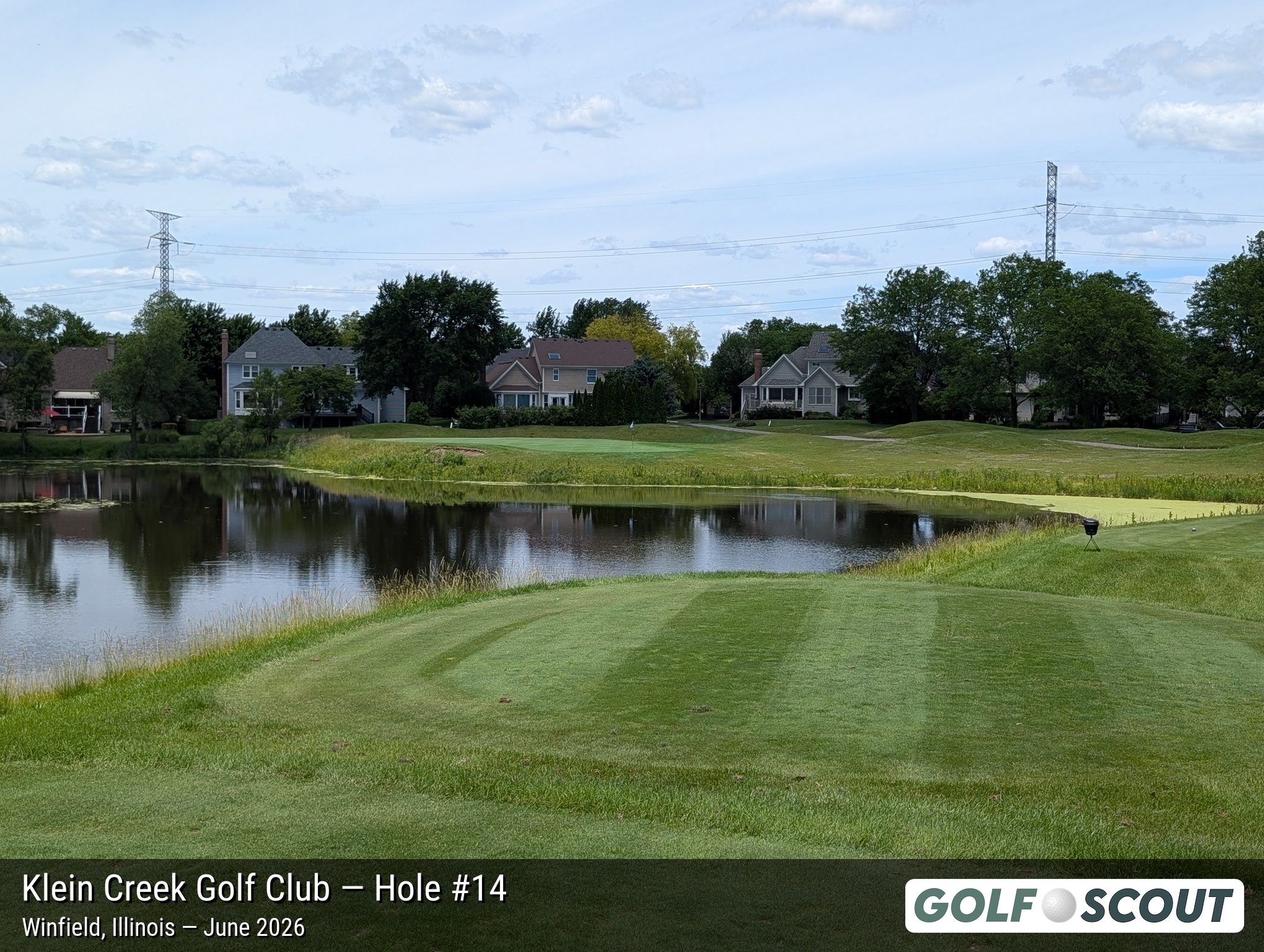 Hole 14 at Klein Creek Golf Club