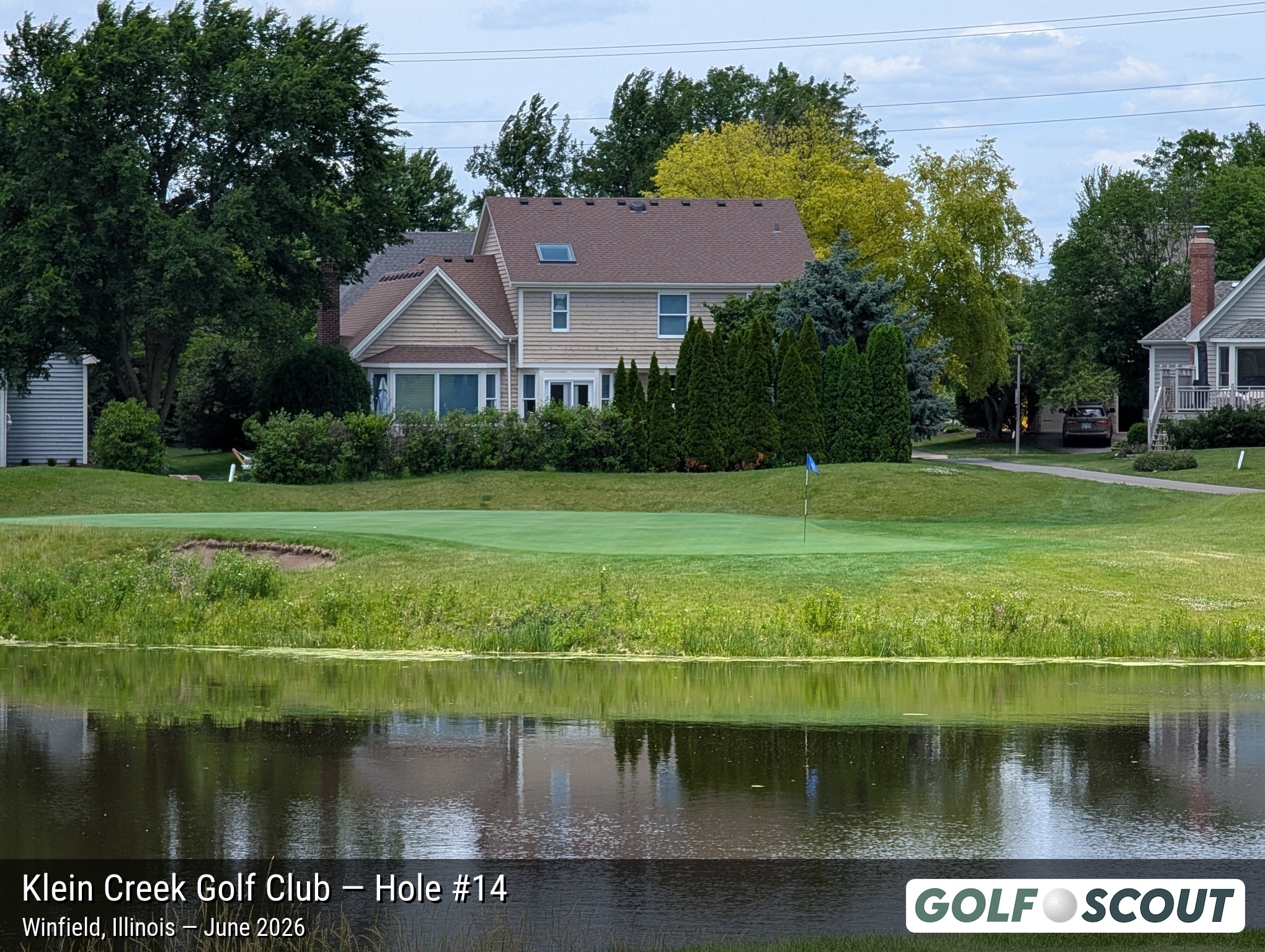 Hole 14 at Klein Creek Golf Club