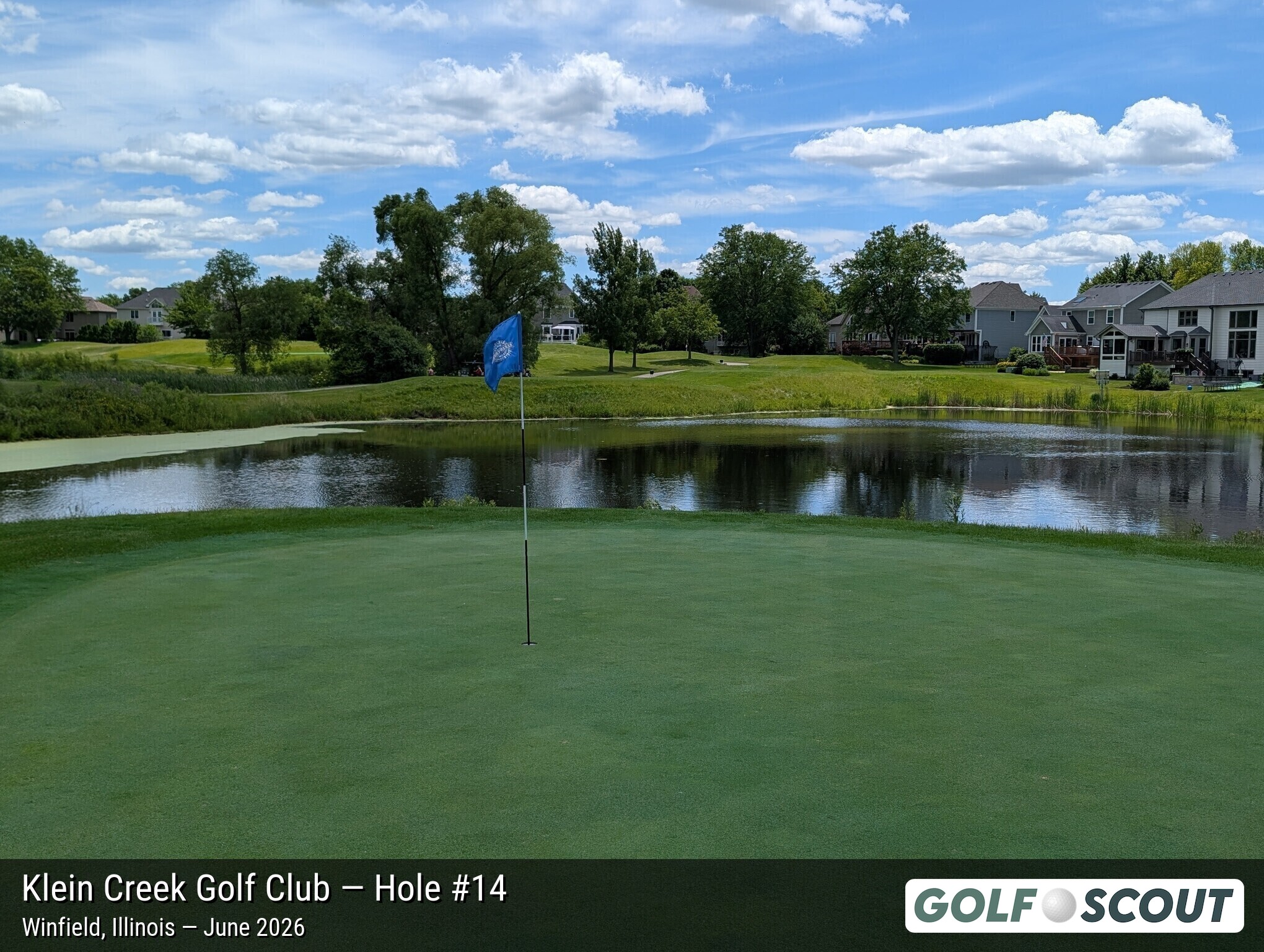 Hole 14 at Klein Creek Golf Club