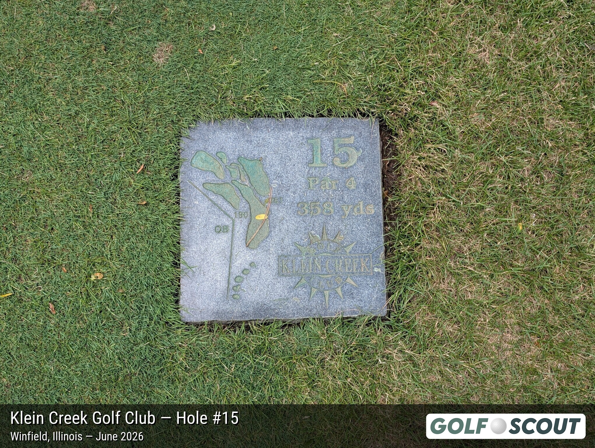 Hole 15 at Klein Creek Golf Club