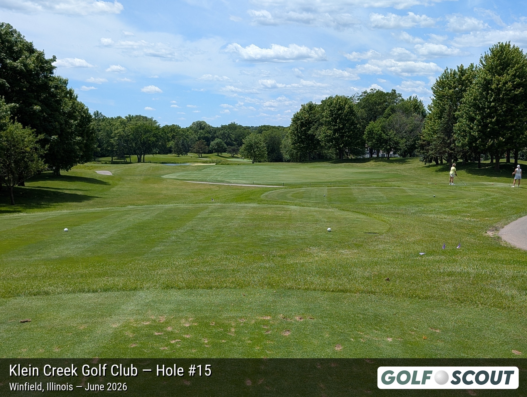Hole 15 at Klein Creek Golf Club