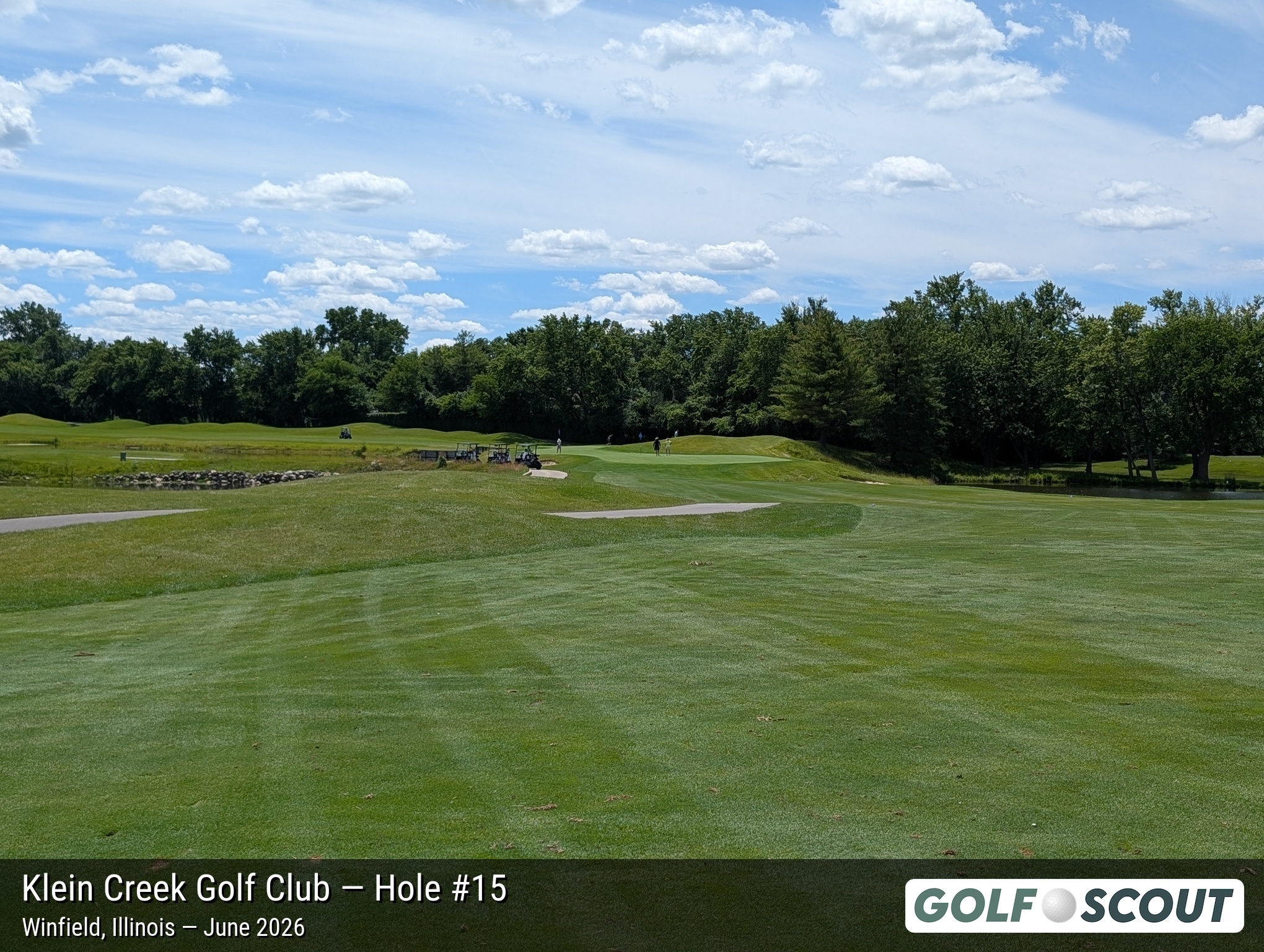 Hole 15 at Klein Creek Golf Club