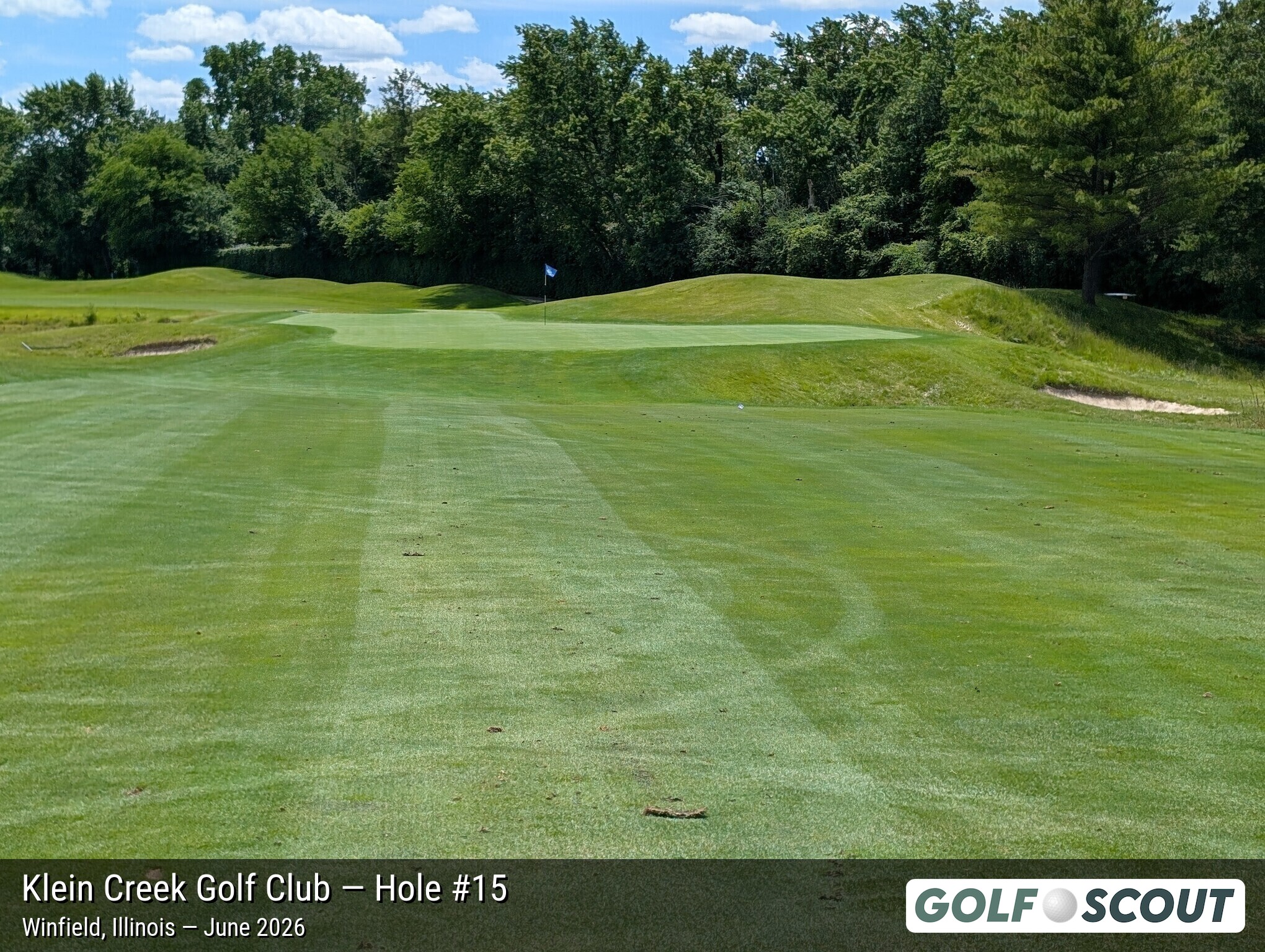 Hole 15 at Klein Creek Golf Club