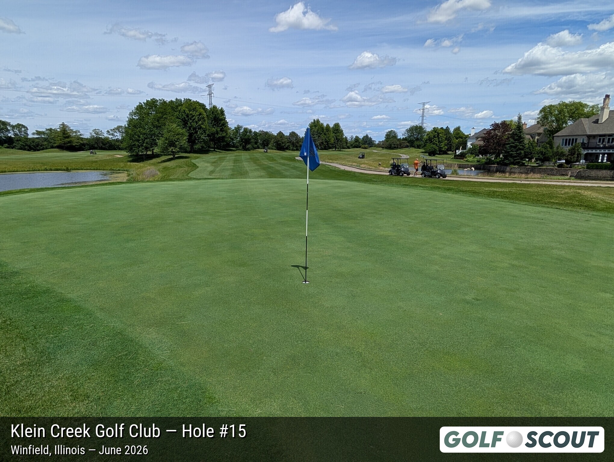 Hole 15 at Klein Creek Golf Club