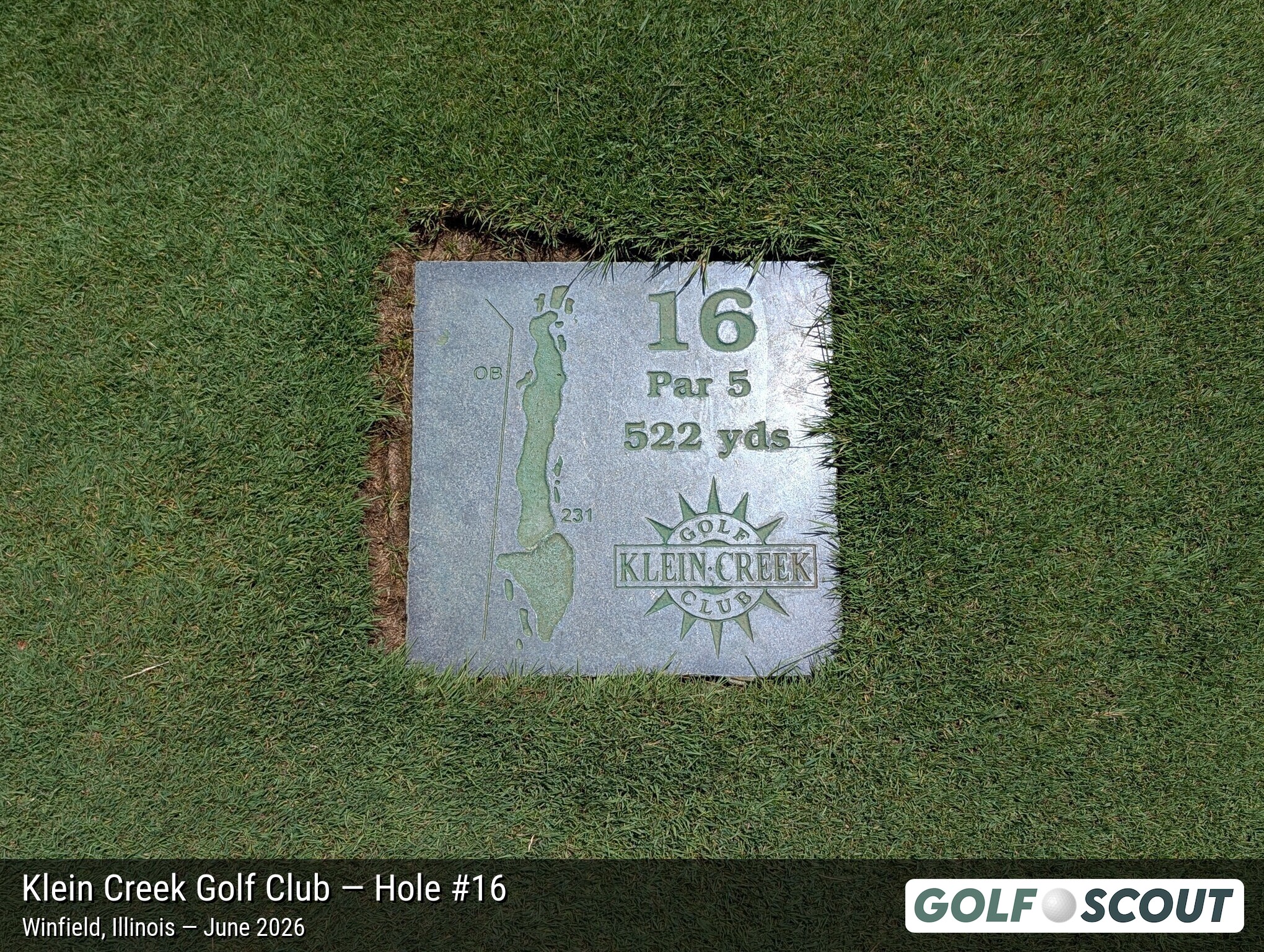Hole 16 at Klein Creek Golf Club