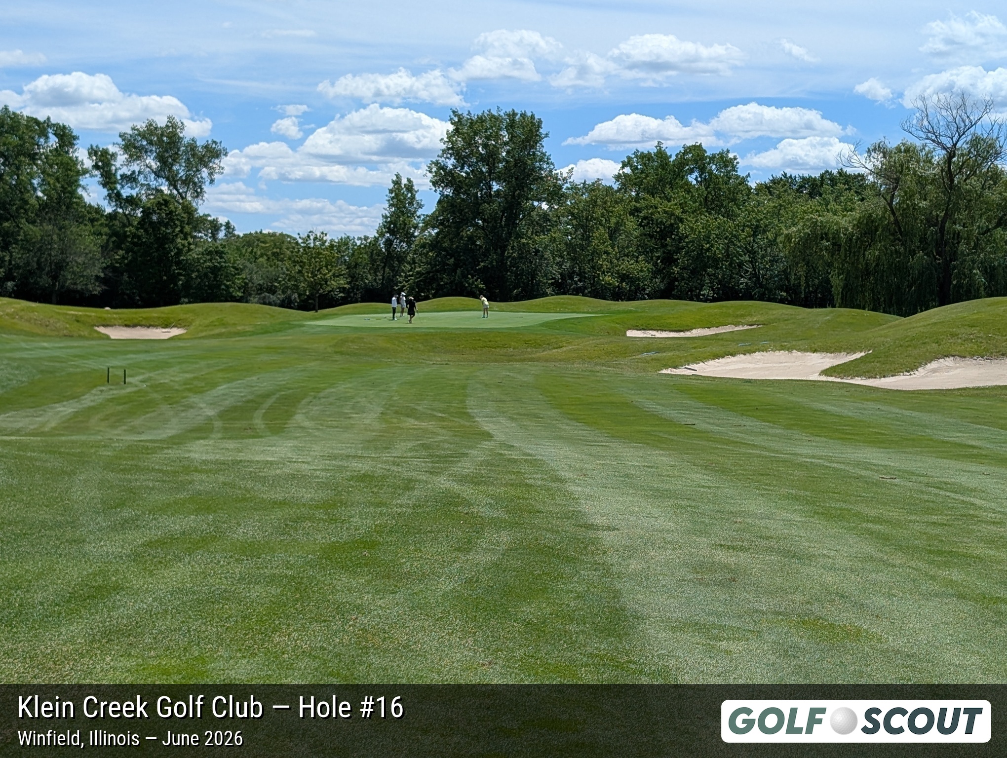 Hole 16 at Klein Creek Golf Club
