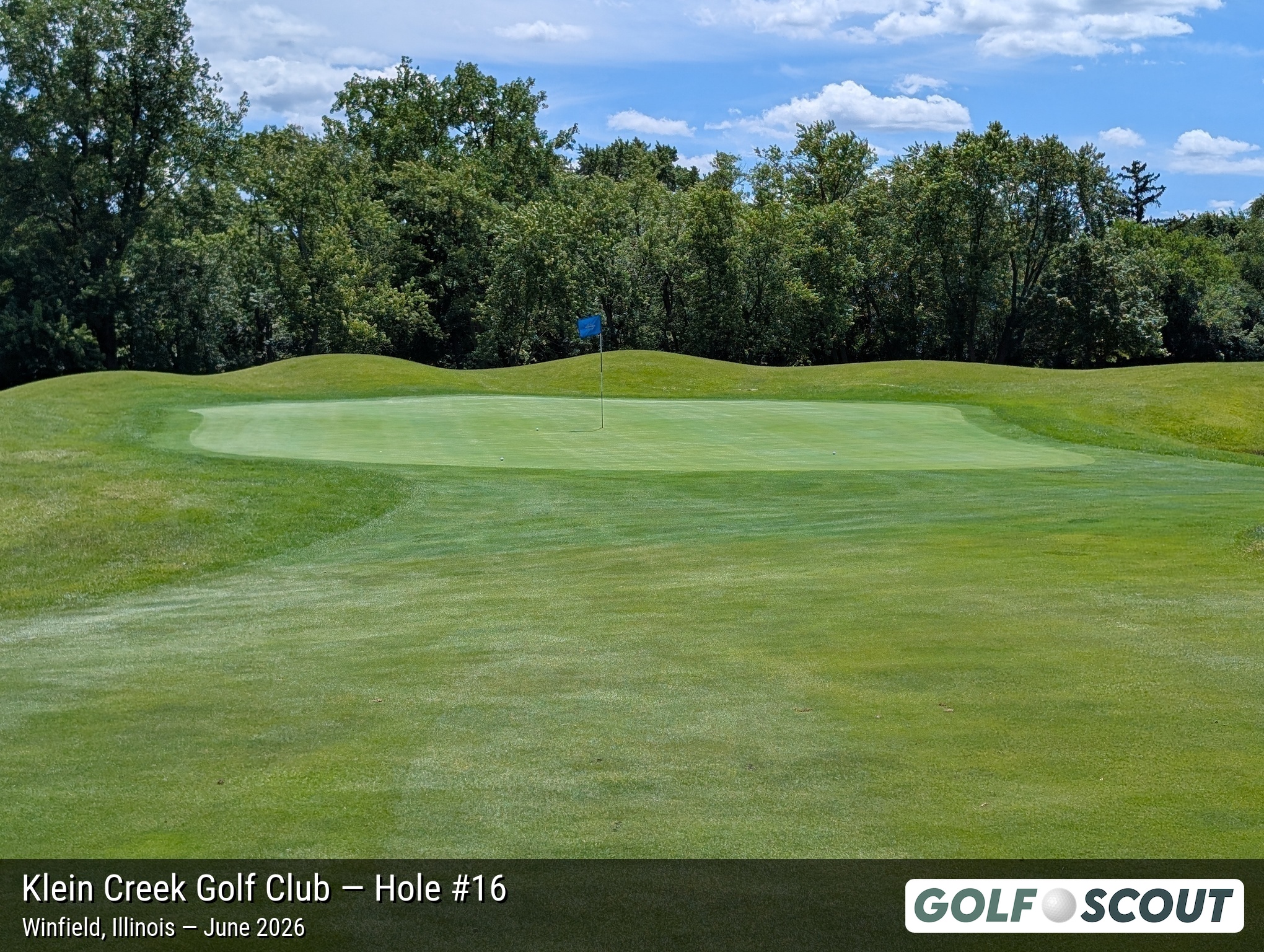 Hole 16 at Klein Creek Golf Club