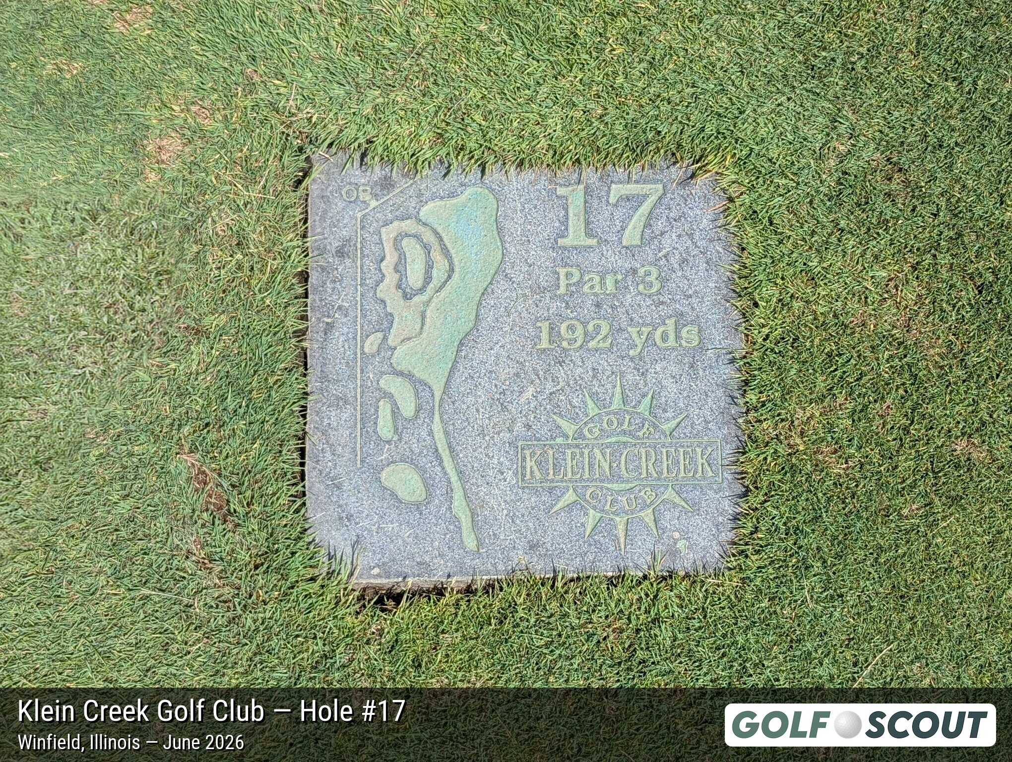 Hole 17 at Klein Creek Golf Club
