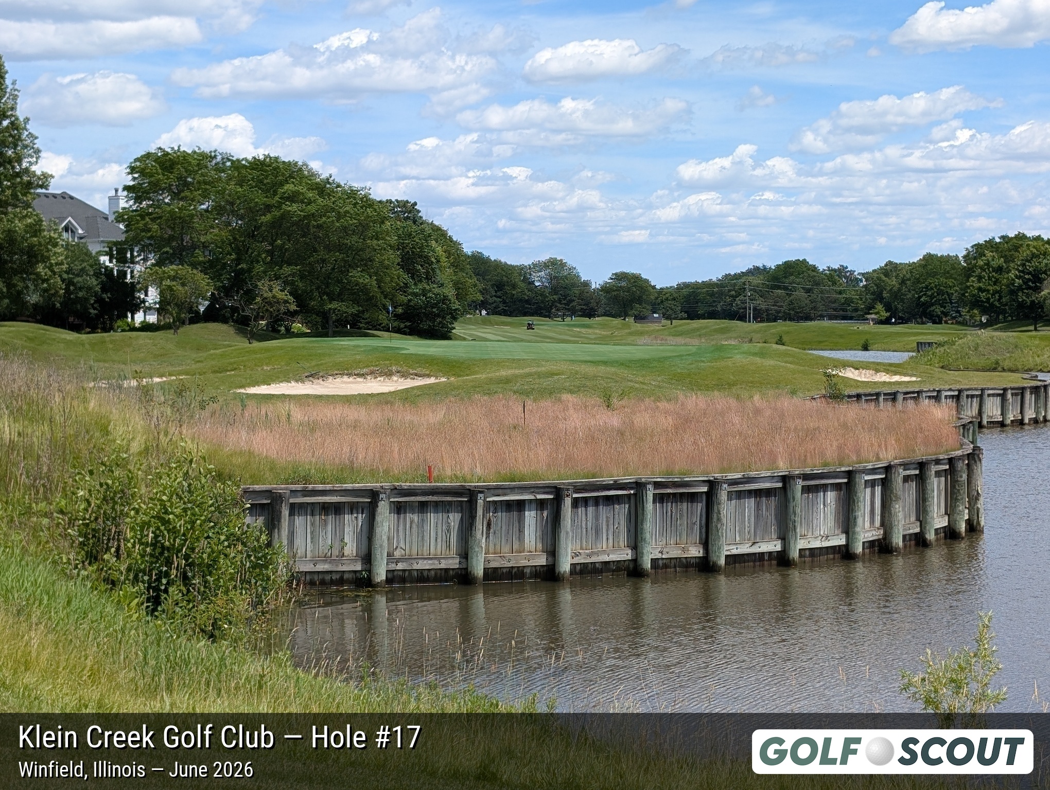 Hole 17 at Klein Creek Golf Club