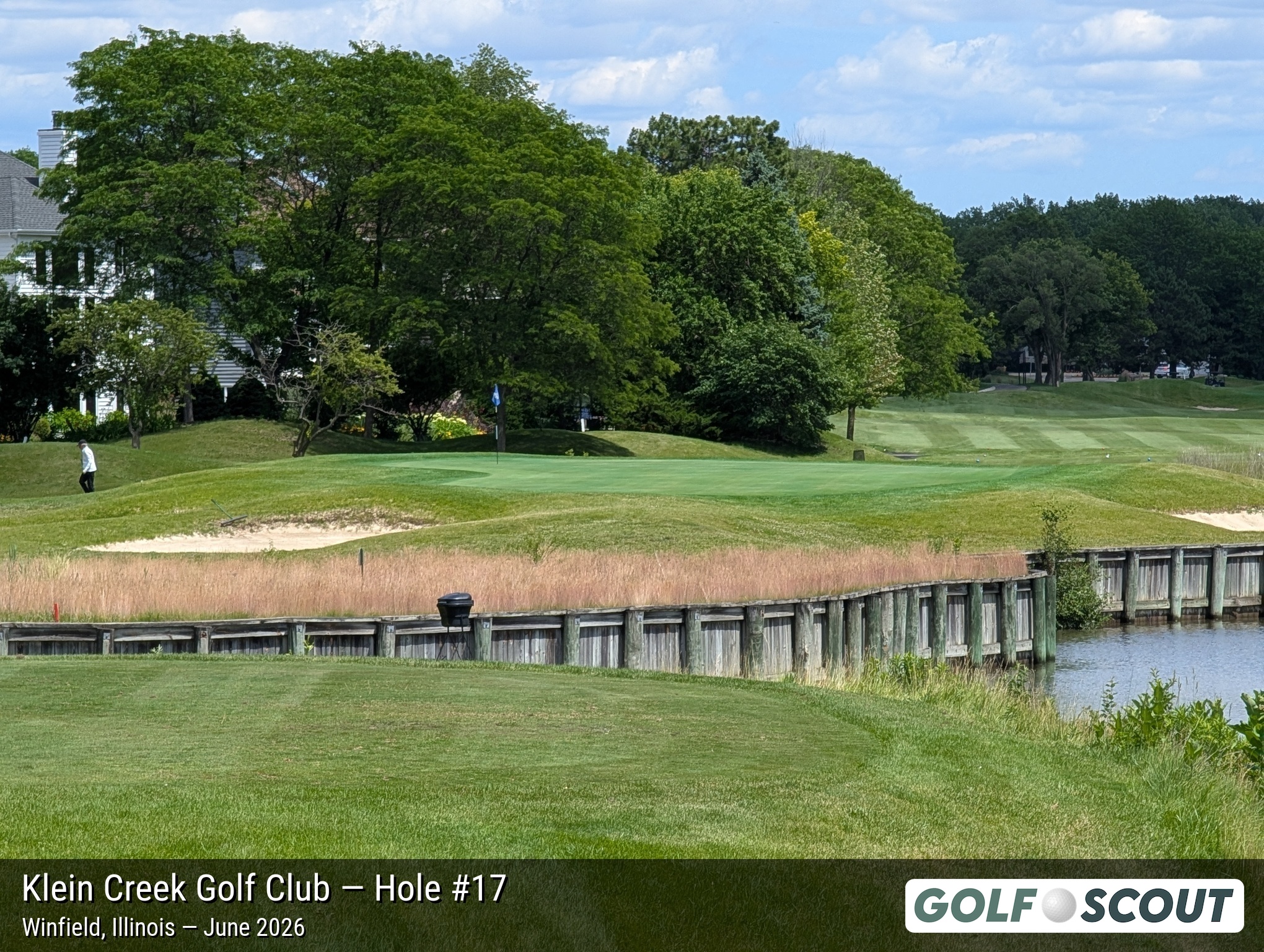 Hole 17 at Klein Creek Golf Club