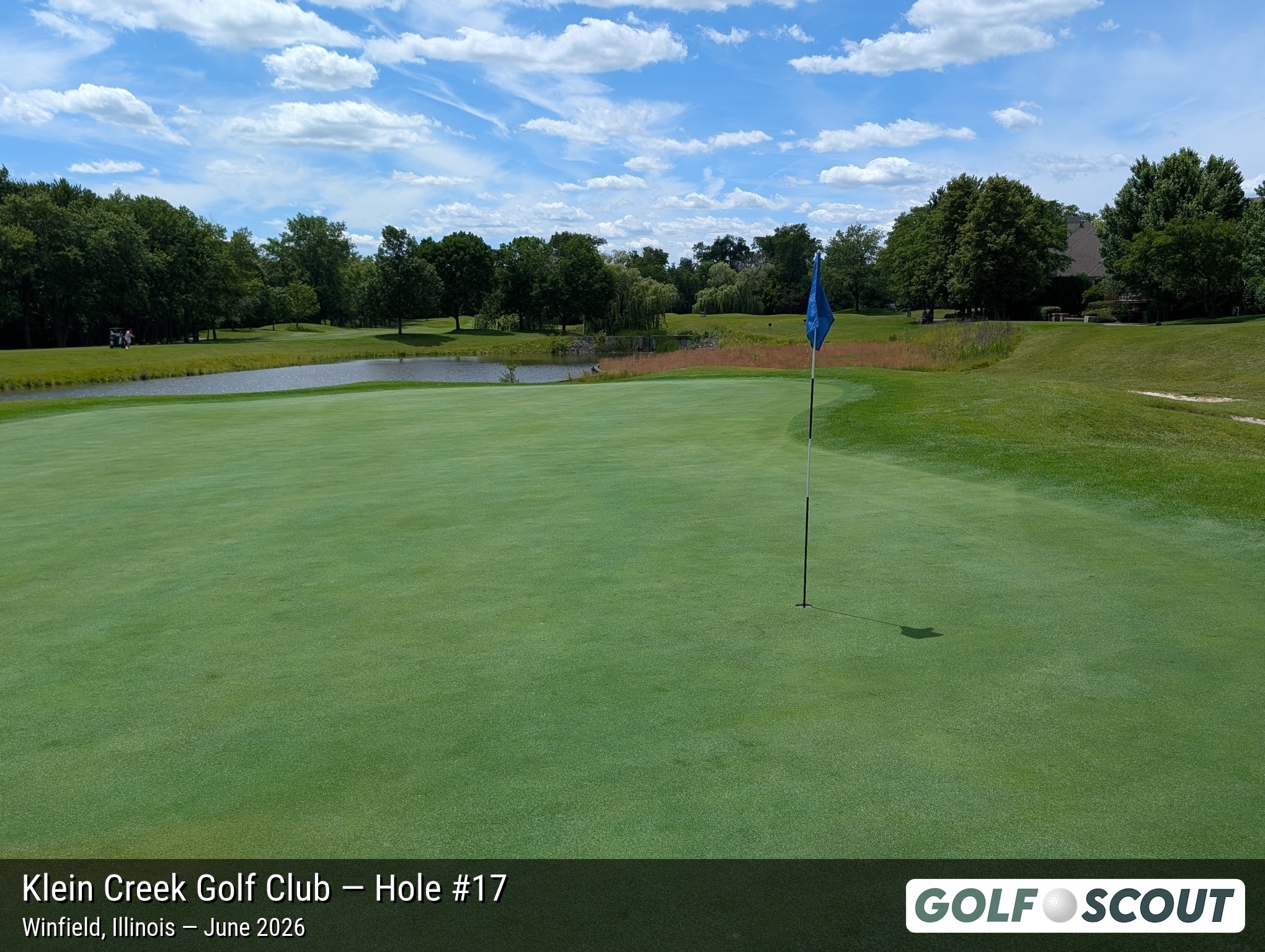 Hole 17 at Klein Creek Golf Club