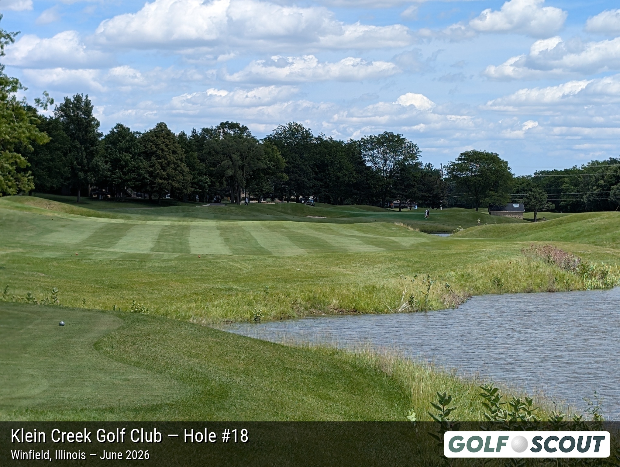 Hole 18 at Klein Creek Golf Club