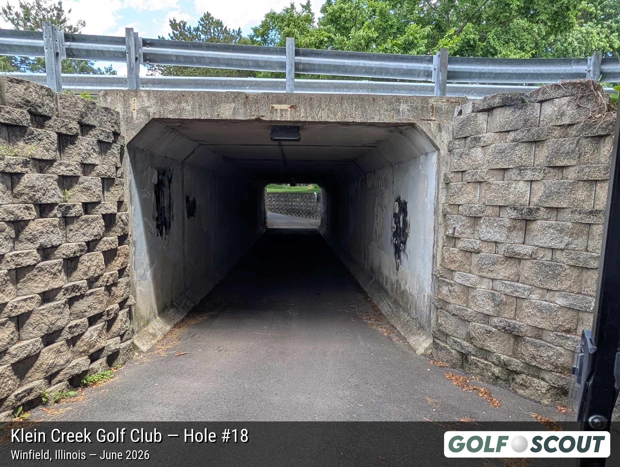 Hole 18 at Klein Creek Golf Club