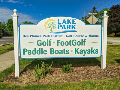 Lake Park Golf Course Entrance Sign